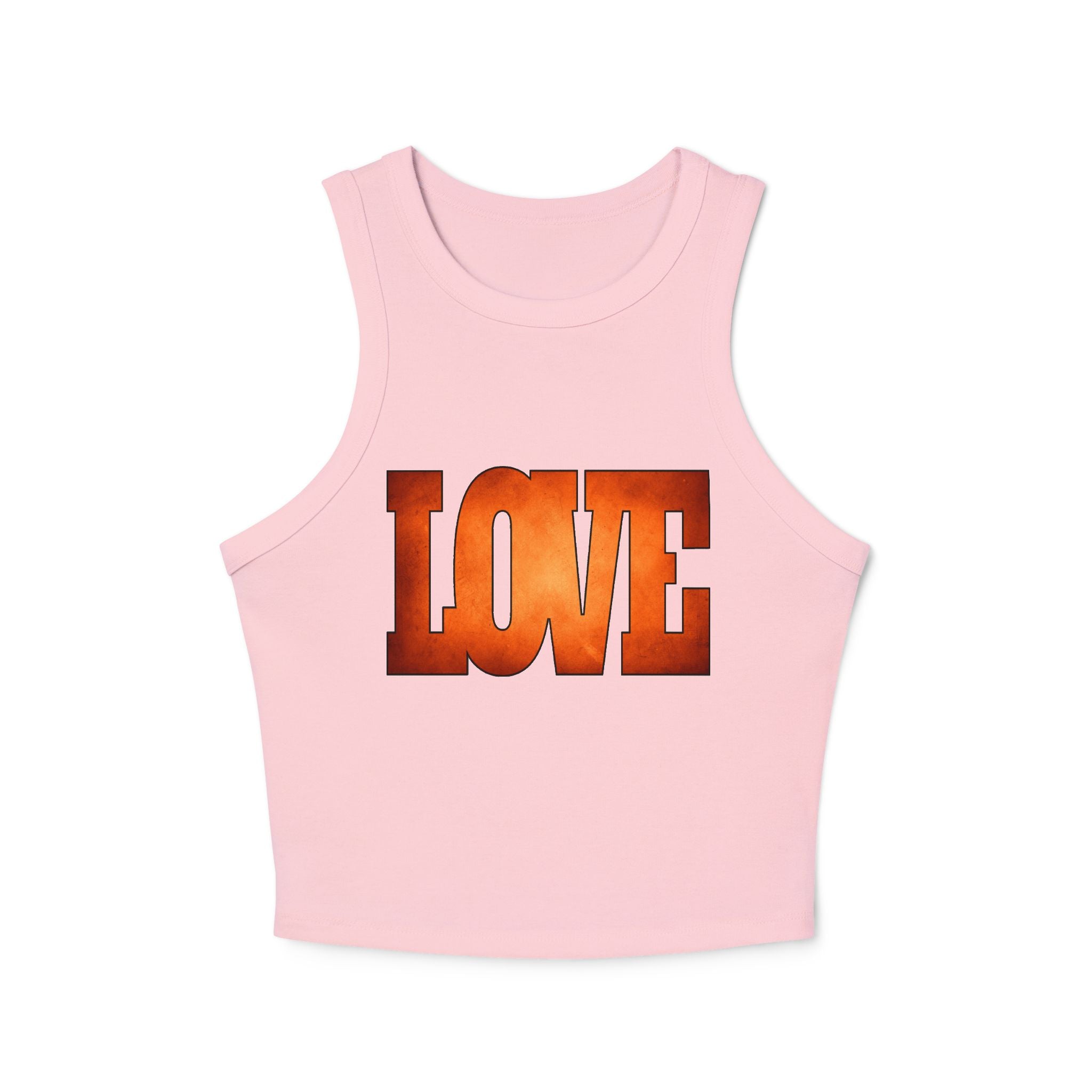 Customizable Orange Love Tank Top
