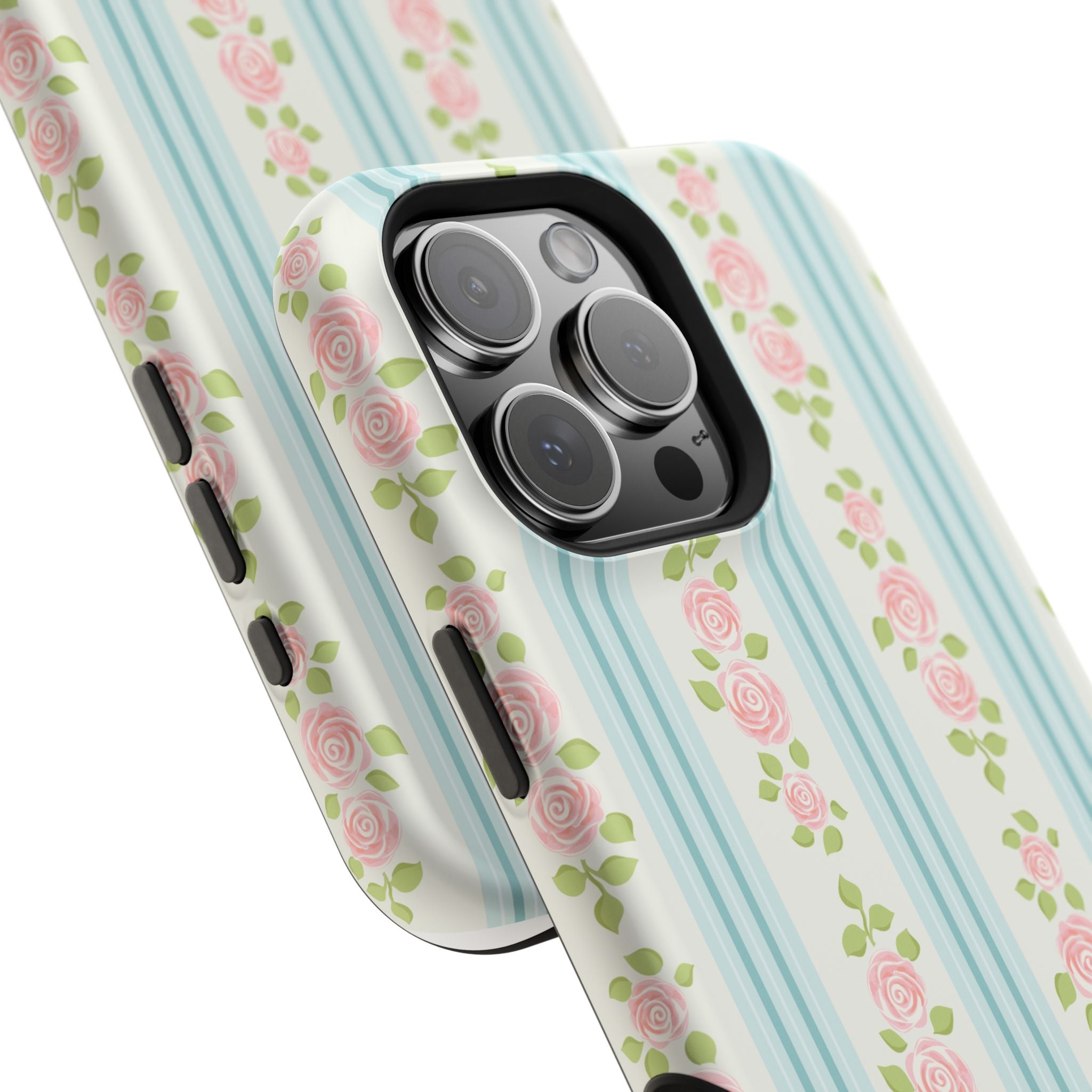Customizable: Floral Impact-Resistant Phone Case