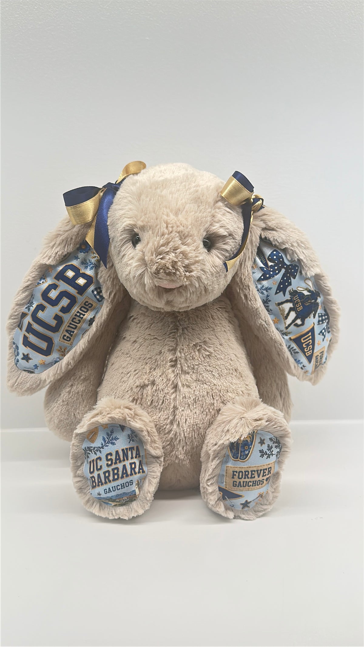 University of California Santa Barbara (UCSB) Fully Custom Jellycat Bunny