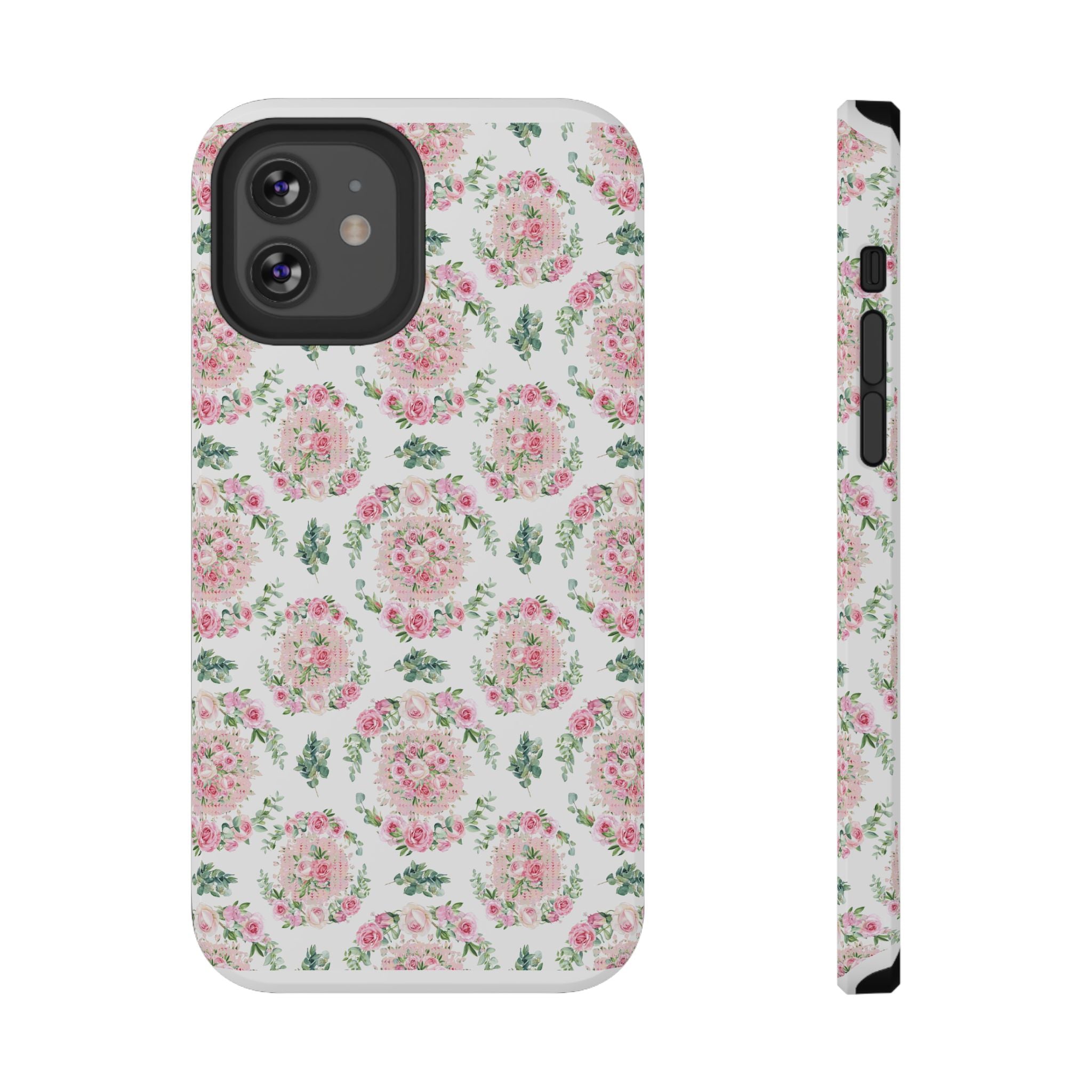 Customizable: Floral Impact-Resistant Phone Case