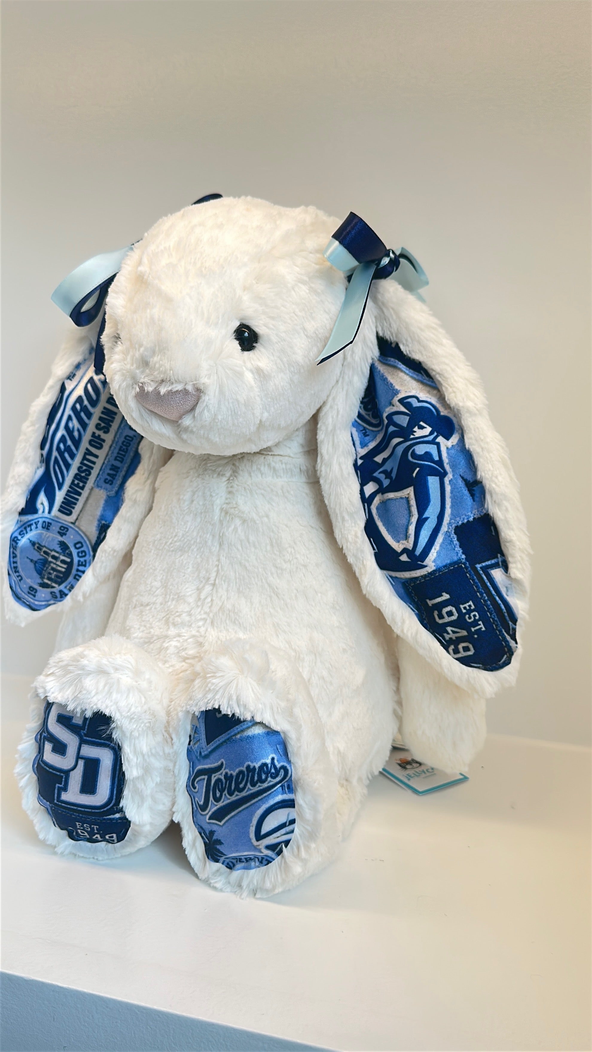 University of San Diego Custom College Jellycat Bunny