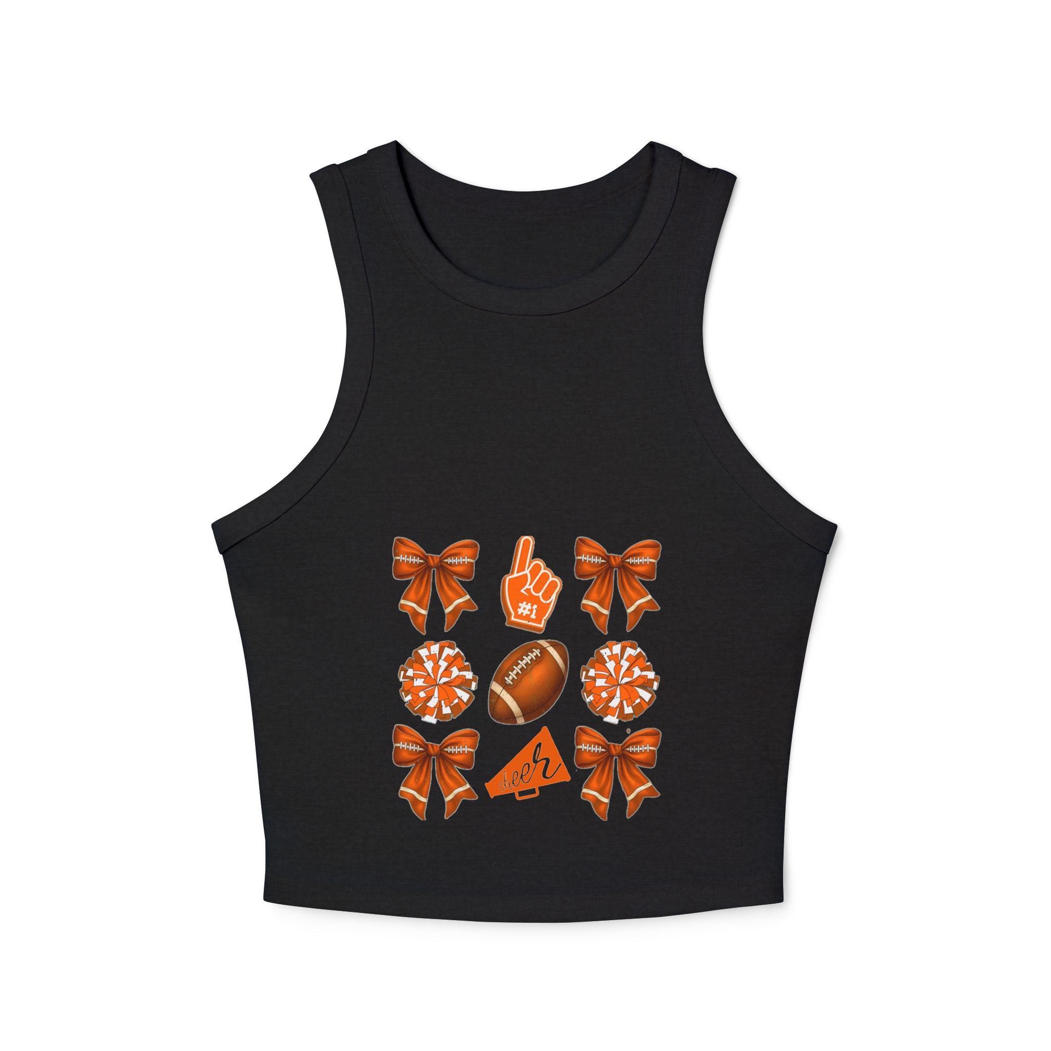 Customizable Orange Themed Game Day Tank