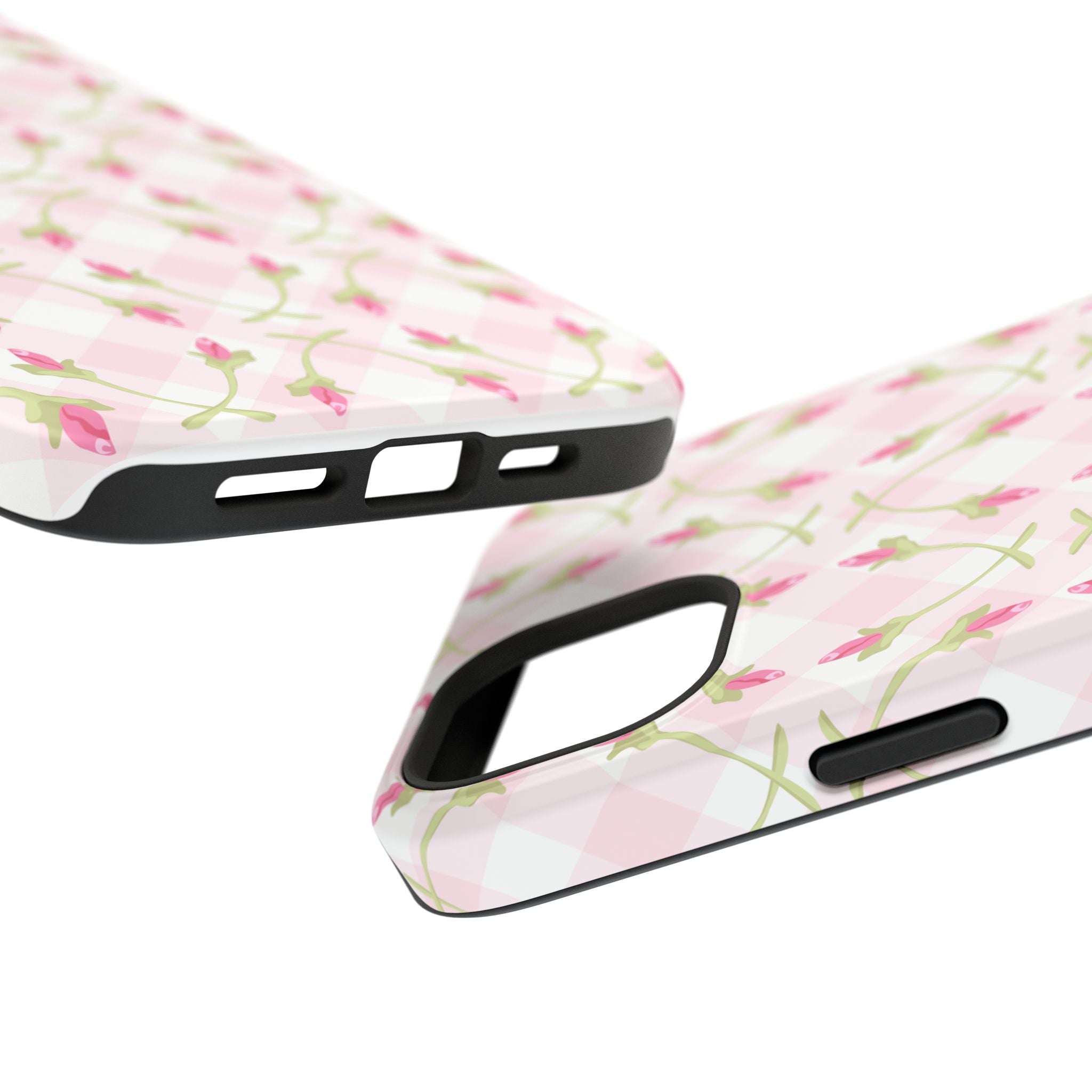 Customizable: Floral Impact-Resistant Phone Case