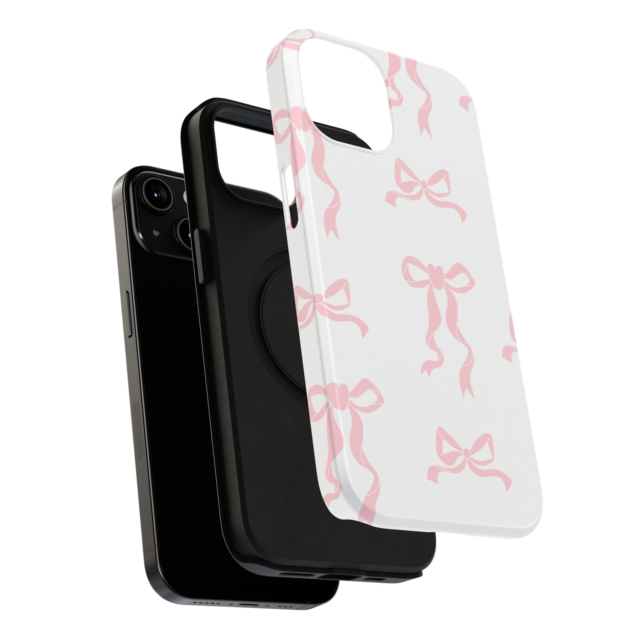 Customizable Cute Bow Pattern Phone Case