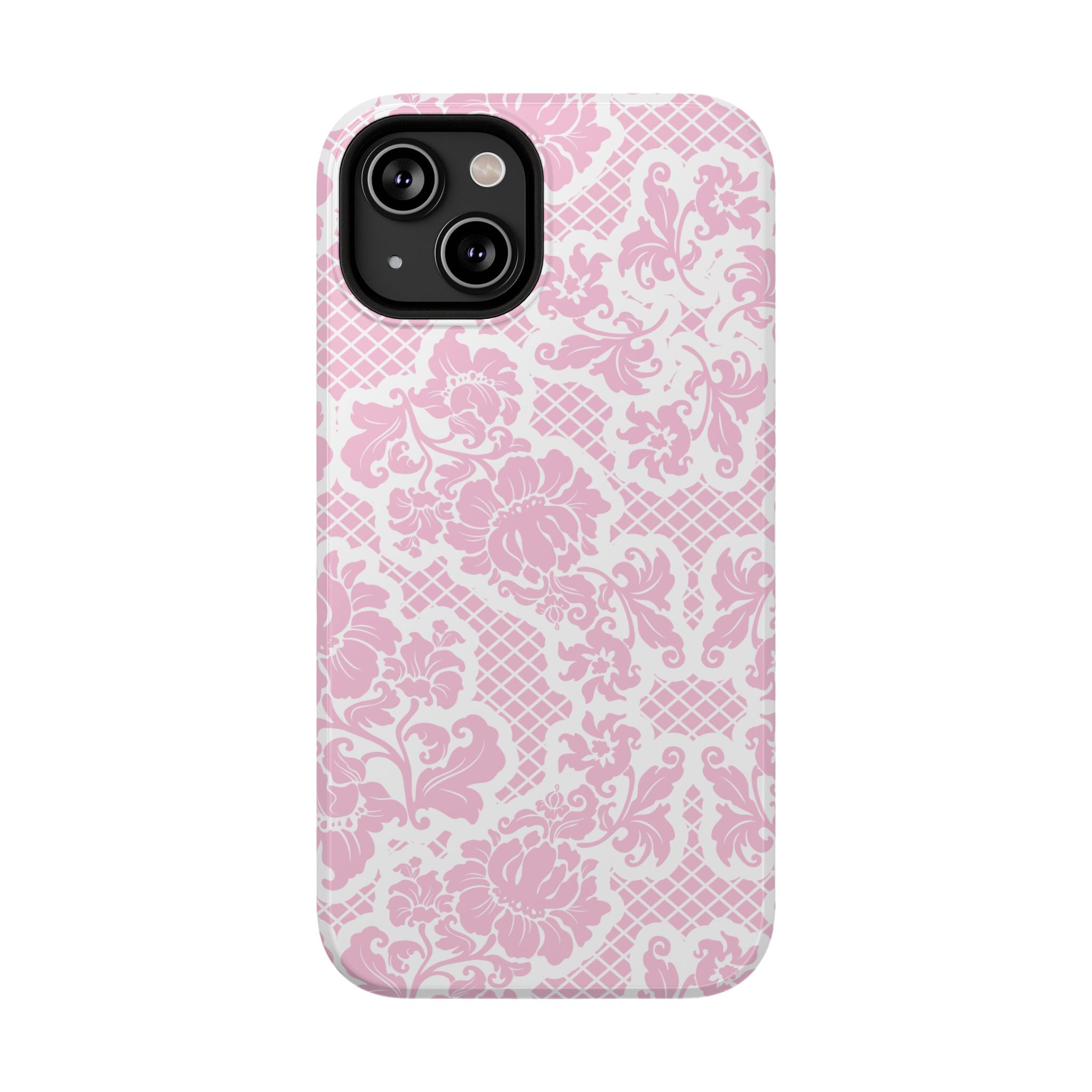 Customizable: Pink Lace Inspired Elegantly Chic Impact-Resistant Case