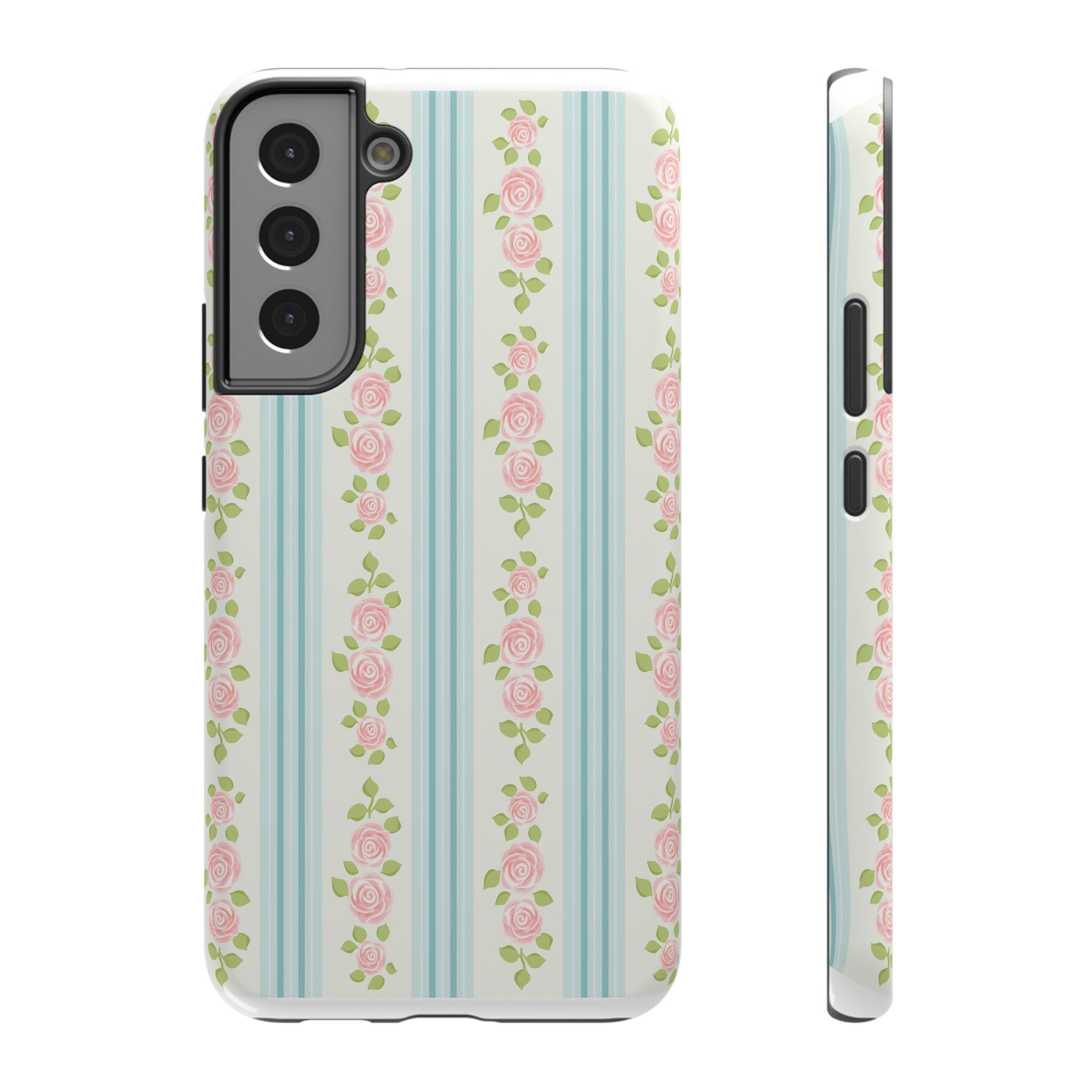 Customizable: Floral Impact-Resistant Phone Case