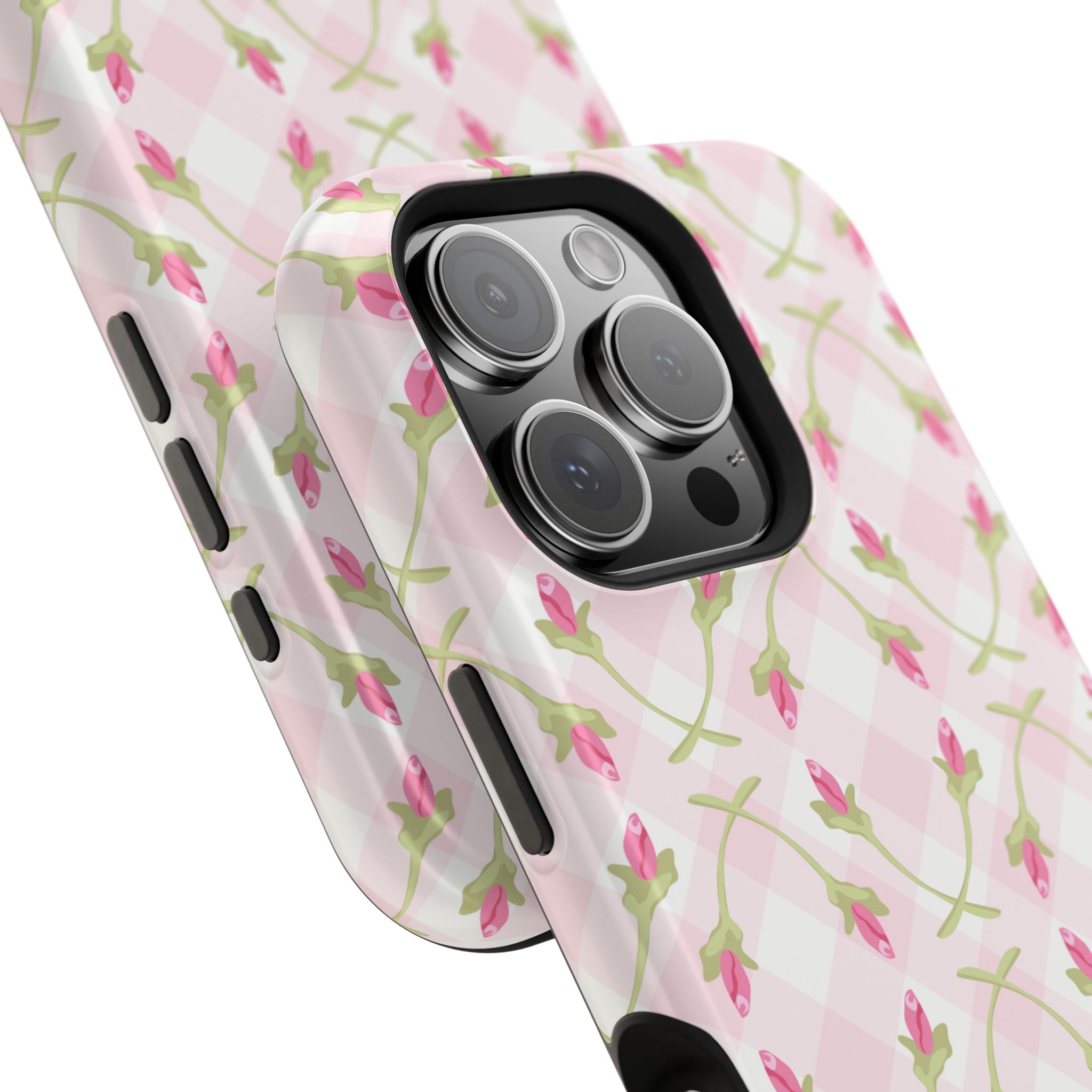 Customizable: Floral Impact-Resistant Phone Case