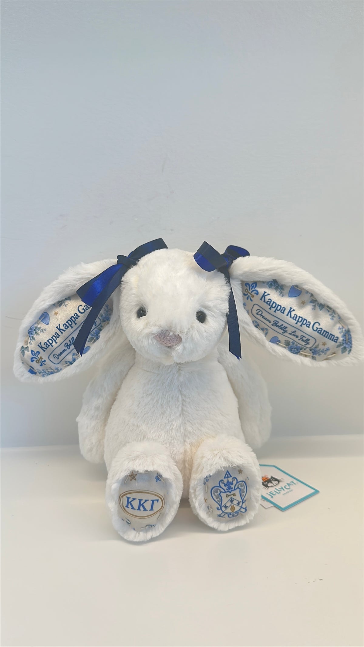 Kappa Kappa Gamma (KKG) Sorority Jellycat Bunny
