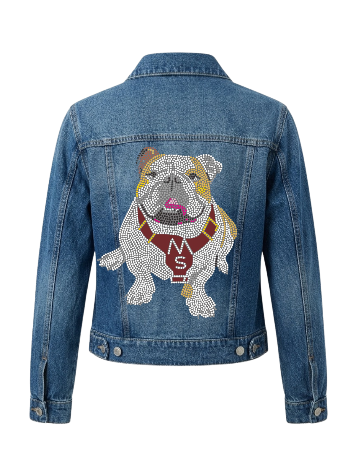 Mississippi State Bulldog Denim Jacket
