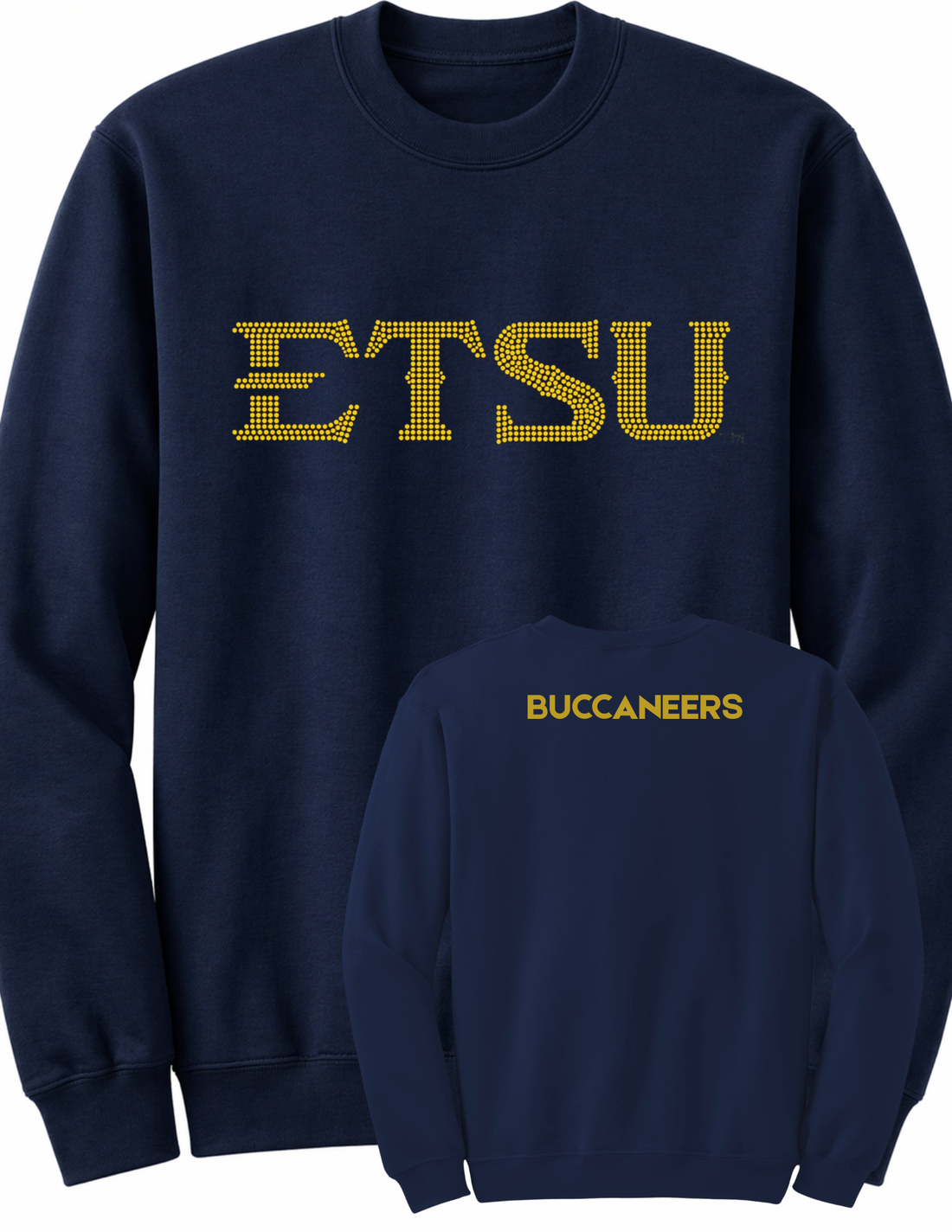 East Tennessee State ETSU Navy Crewneck Sweatshirt