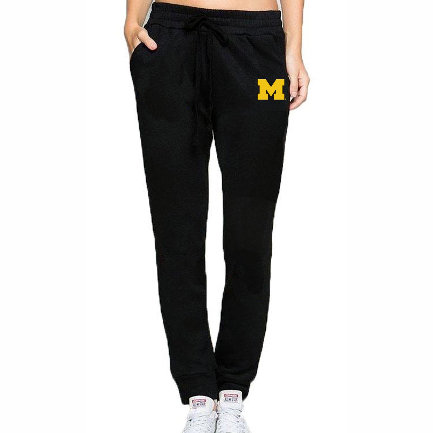University of Michigan Black Joggers