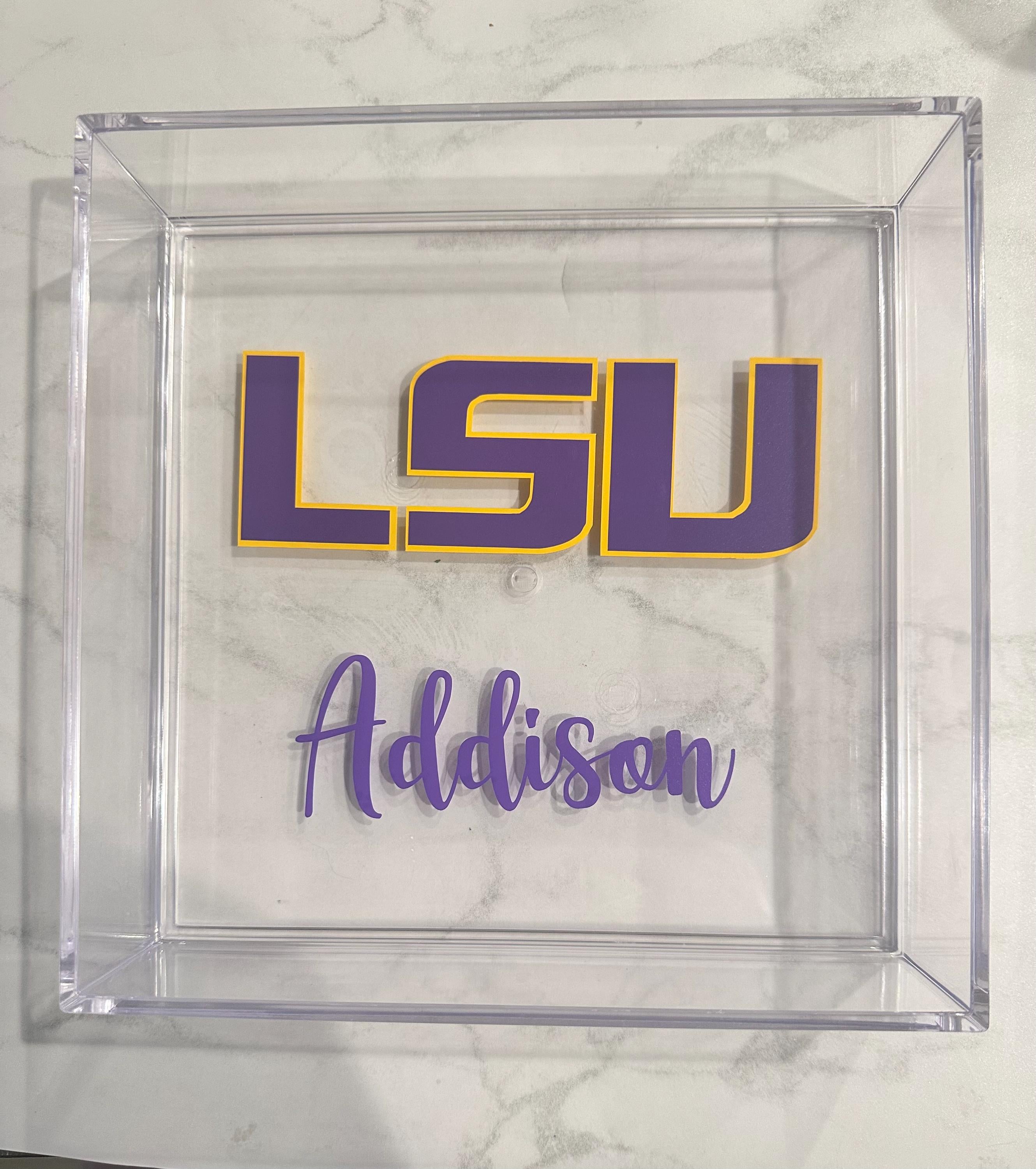 Customizable Acrylic Trays, College Acceptance Gifts, Personalized Graduation Gift, College Gifts, High School Graduation Gift, College Merch, Dorm Decor