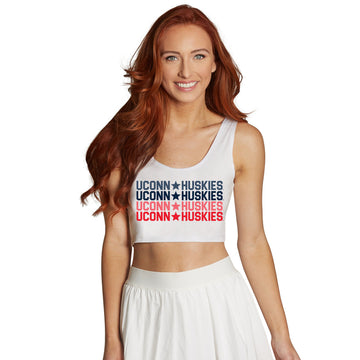 UConn Repeat Crop Tank Top