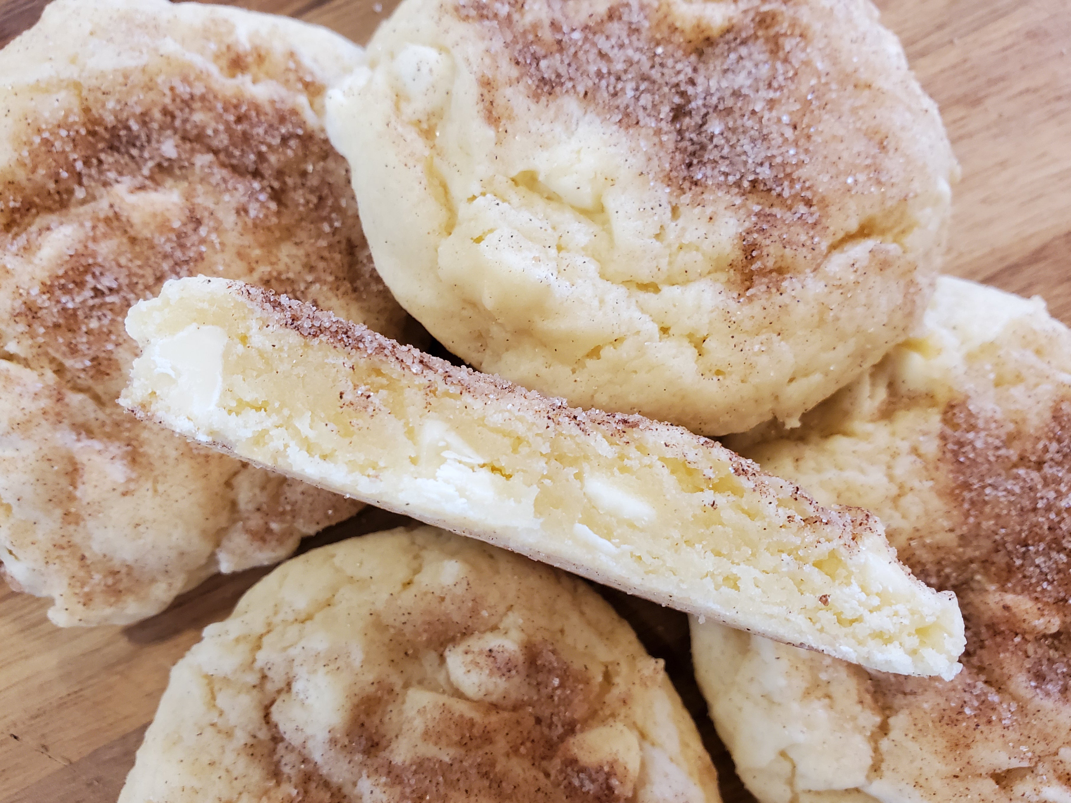 White Chocolate Snickerdoodle Cookies: Dozen