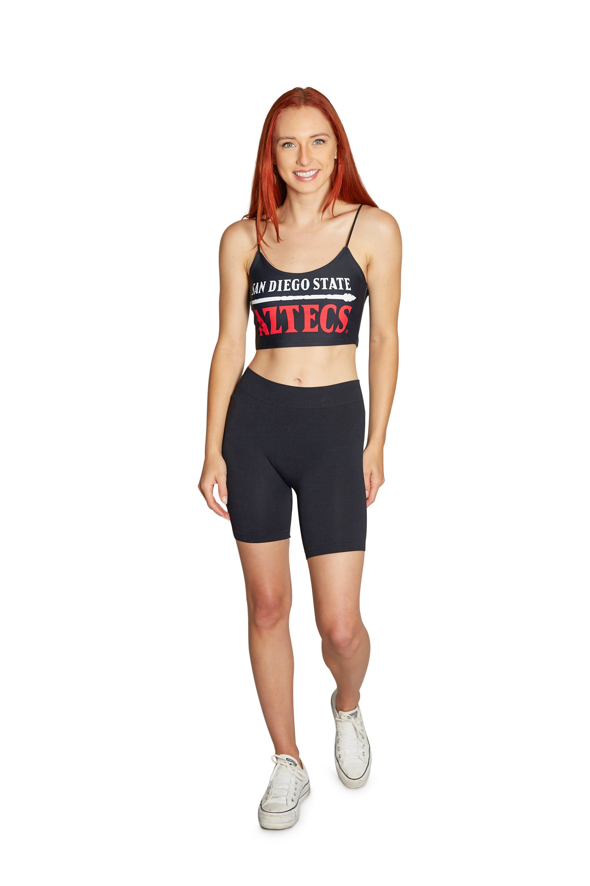 San Diego State Aztecs Black Spaghetti Tank