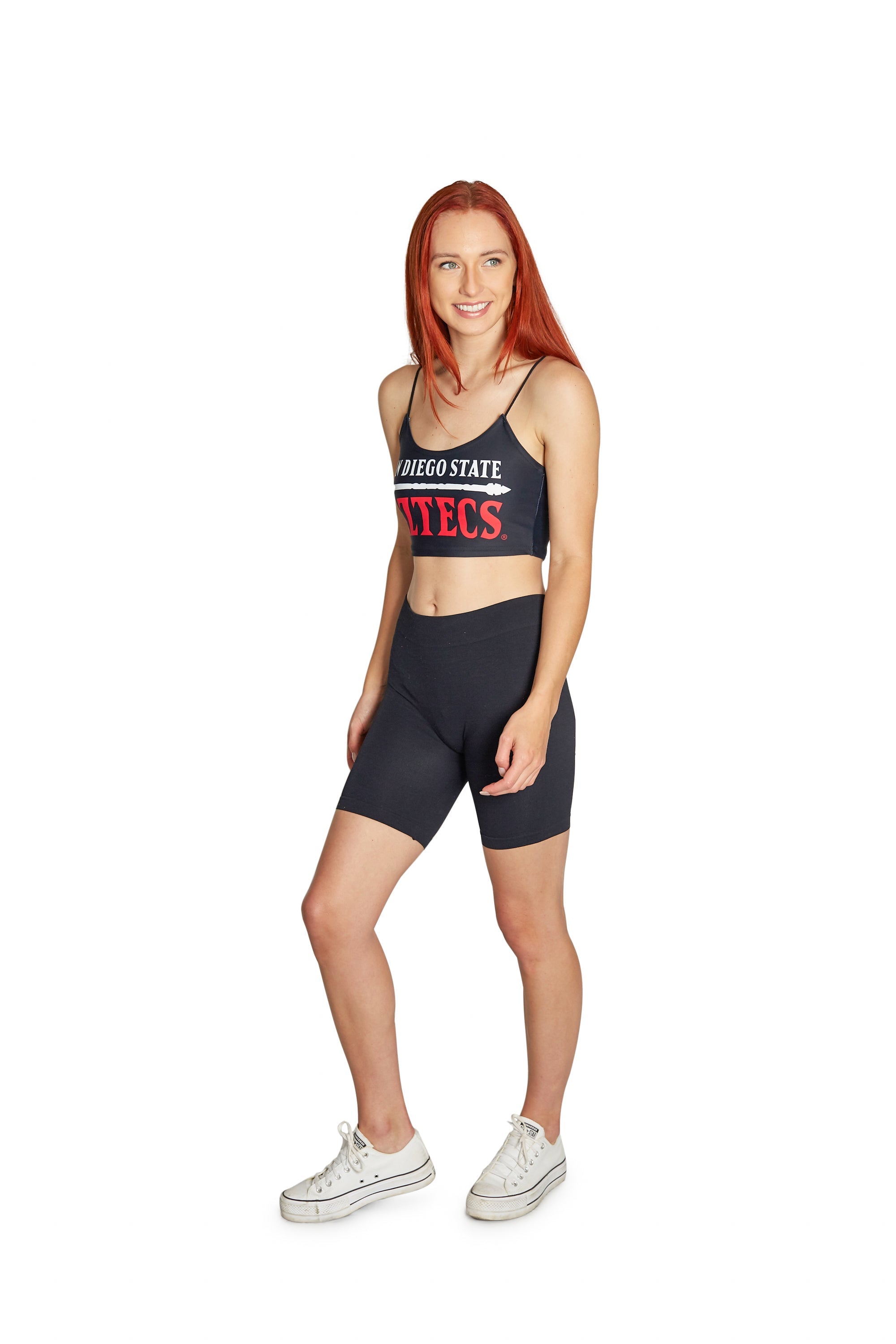 San Diego State Aztecs Black Spaghetti Tank