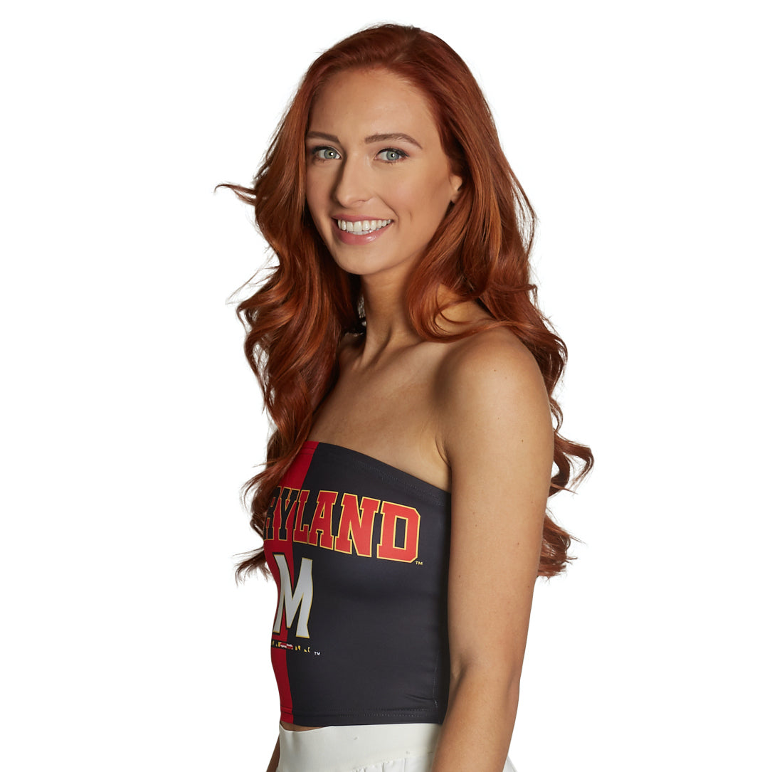 Maryland Terps Two Tone Tube Top