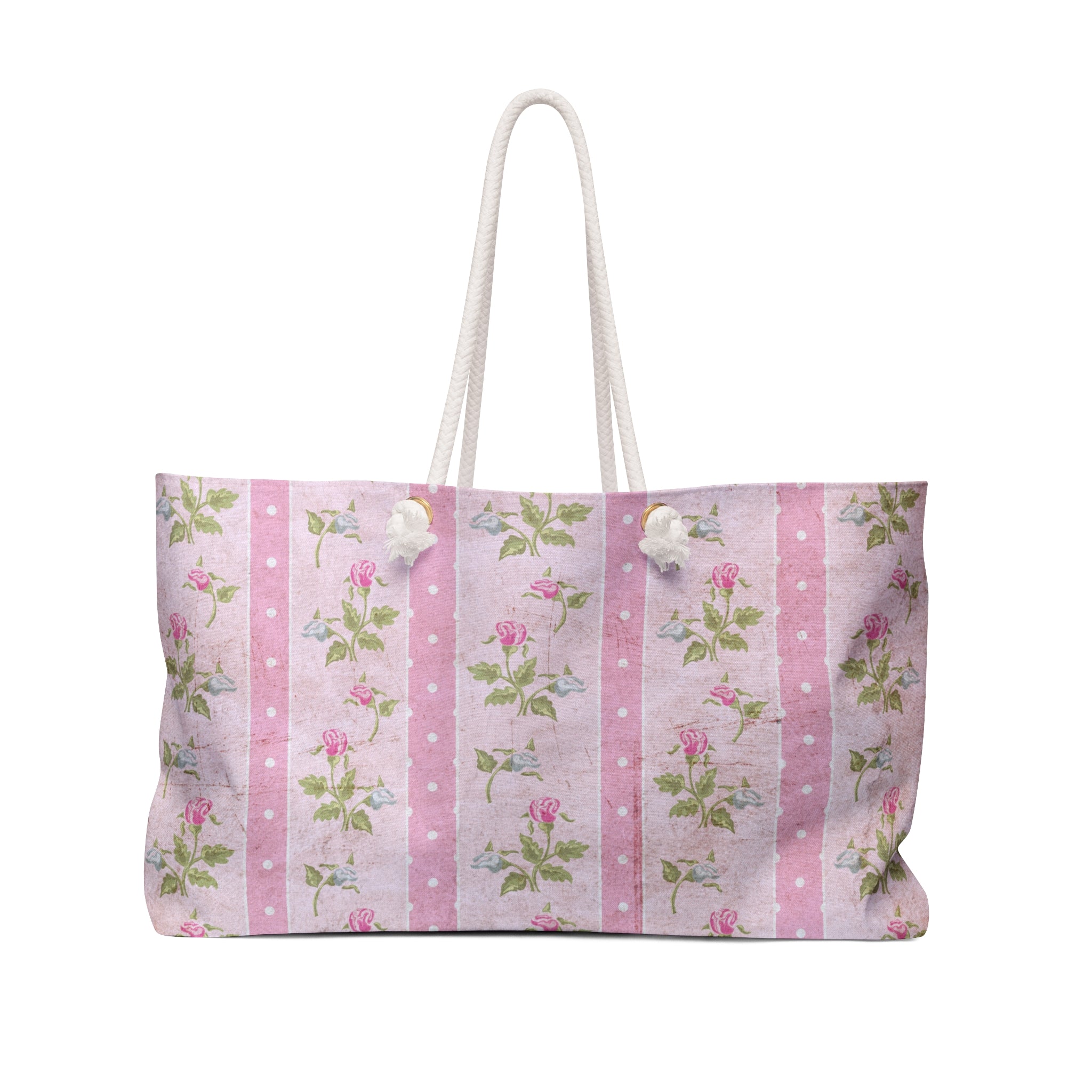 Floral Weekender Bag, Travel Tote, Overnight Bag, Beach Bag, Diaper Bag, Gift for Her