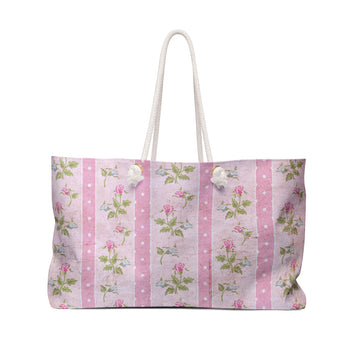 Floral Weekender Bag, Travel Tote, Overnight Bag, Beach Bag, Diaper Bag, Gift for Her