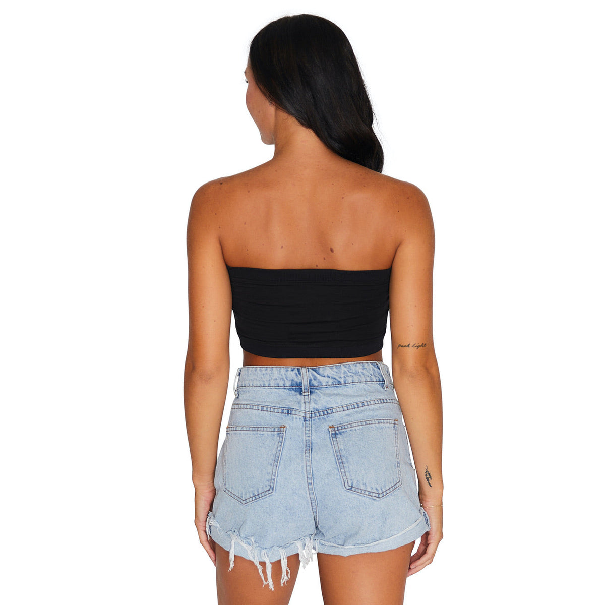 Howard Bison Black Bandeau Top