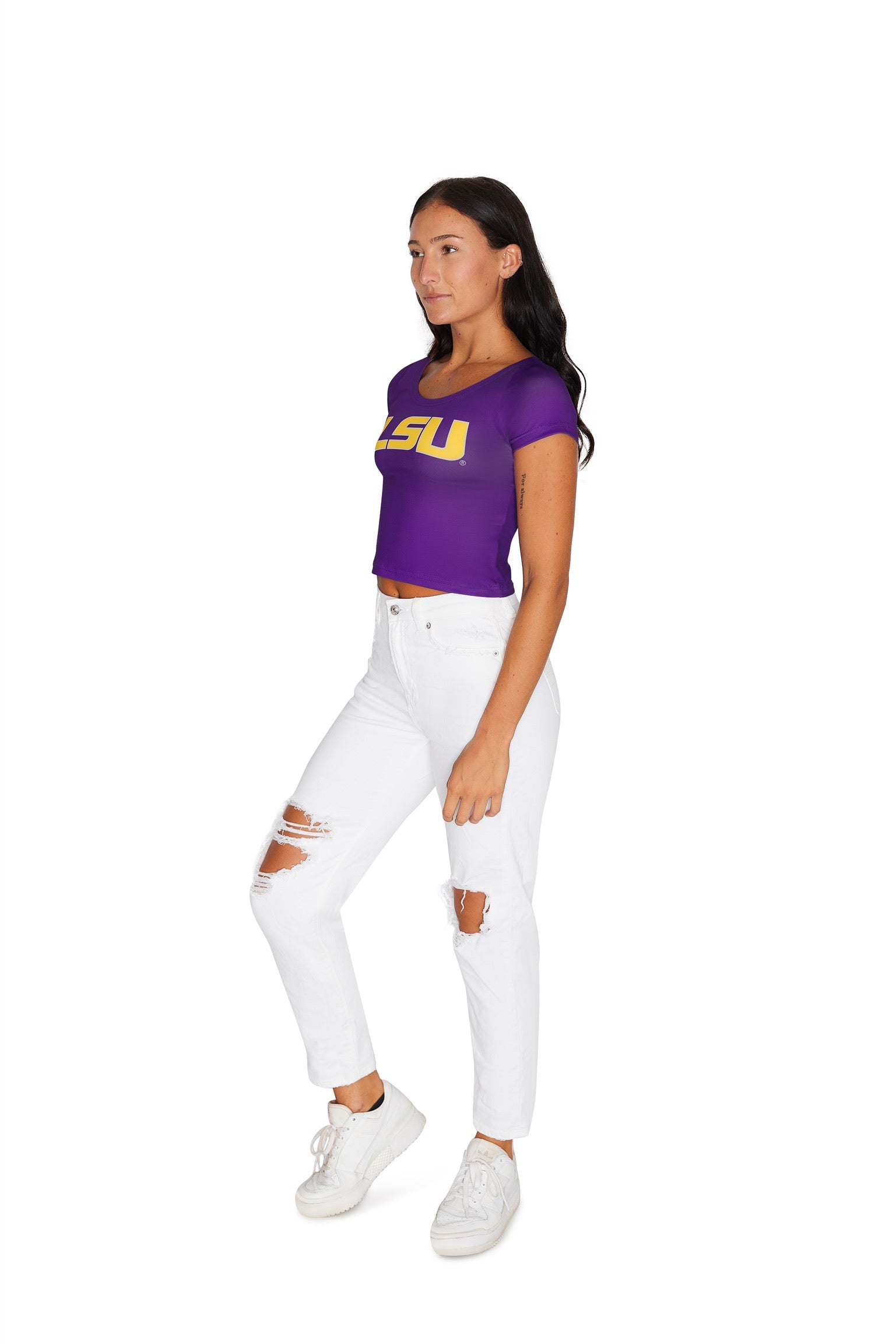LSU Purple Babydoll Tee