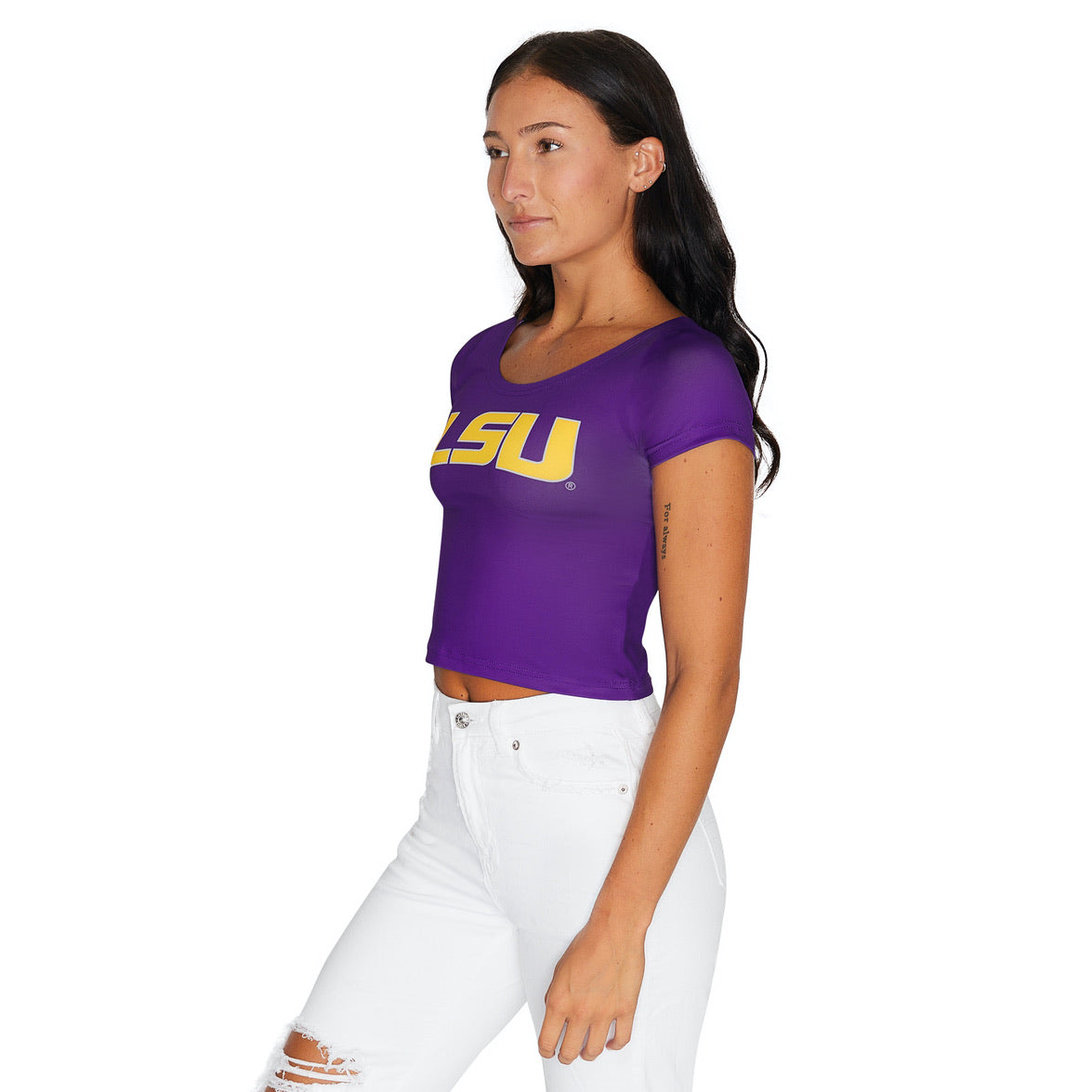 LSU Purple Babydoll Tee