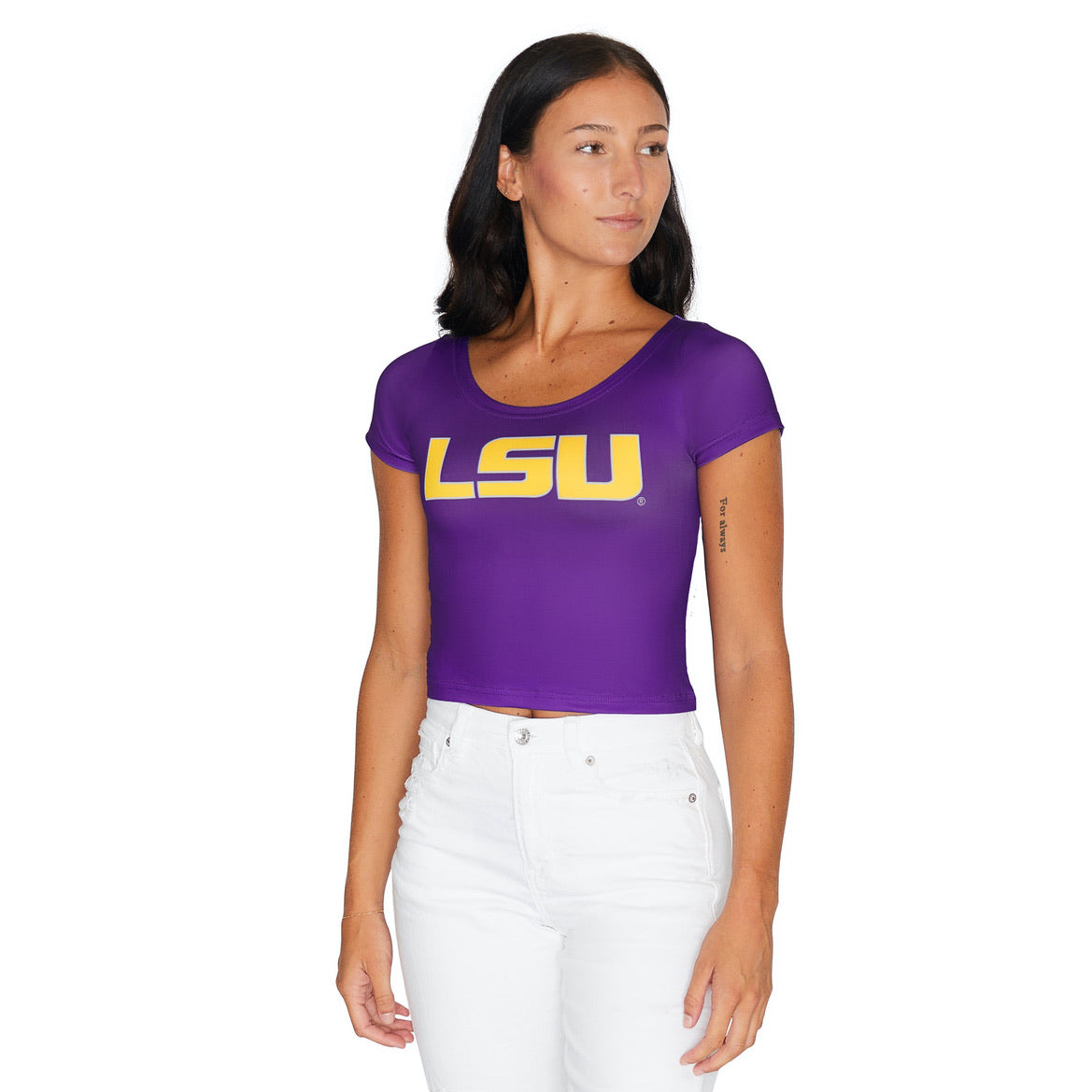 LSU Purple Babydoll Tee