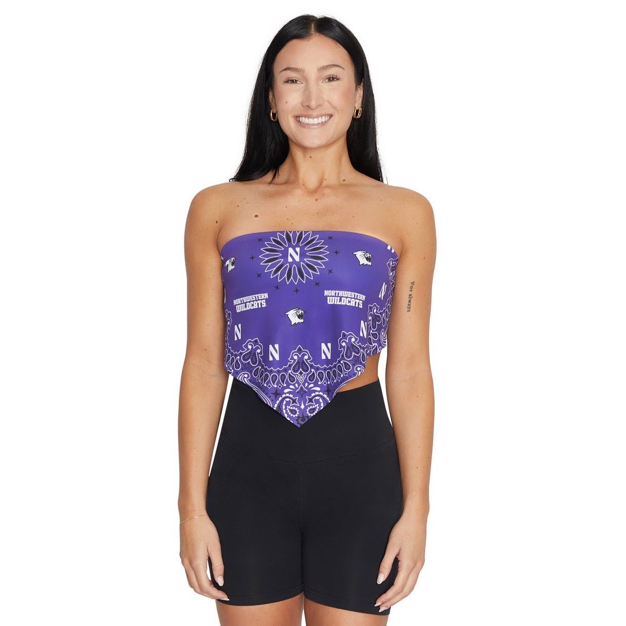 Northwestern Wildcats Bandana Top