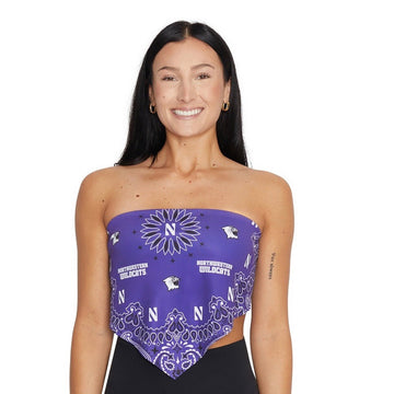Northwestern Wildcats Bandana Top