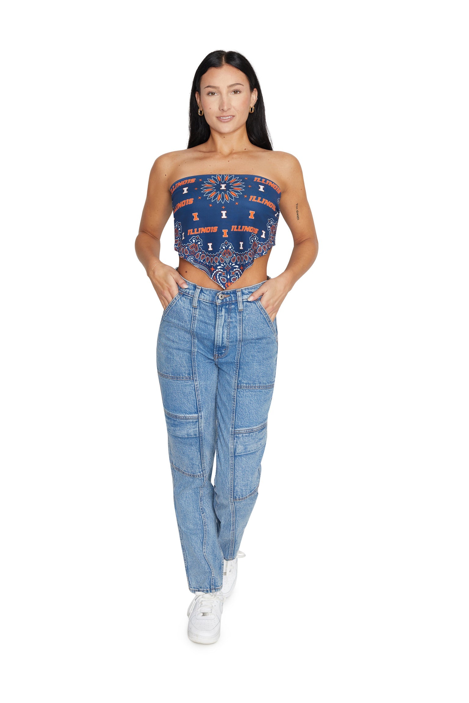 Illinois Fighting Illini Bandana Top