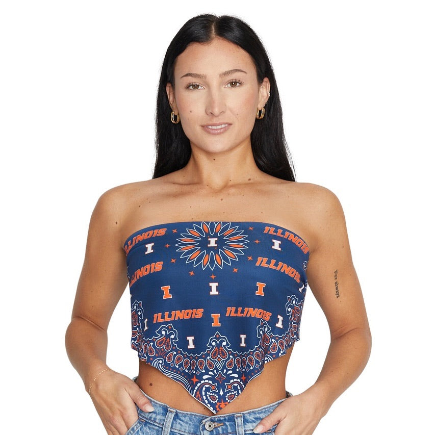 Illinois Fighting Illini Bandana Top