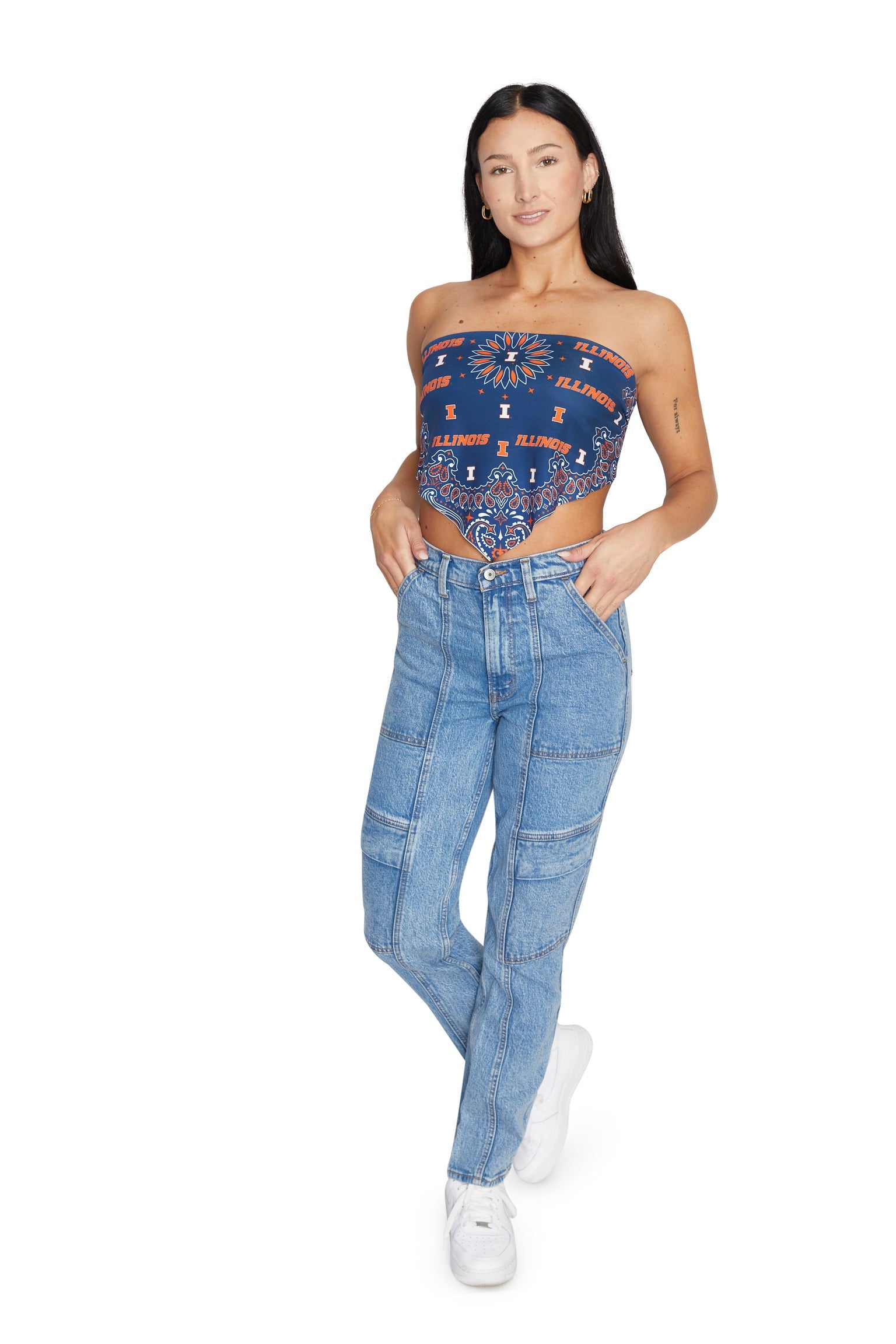Illinois Fighting Illini Bandana Top