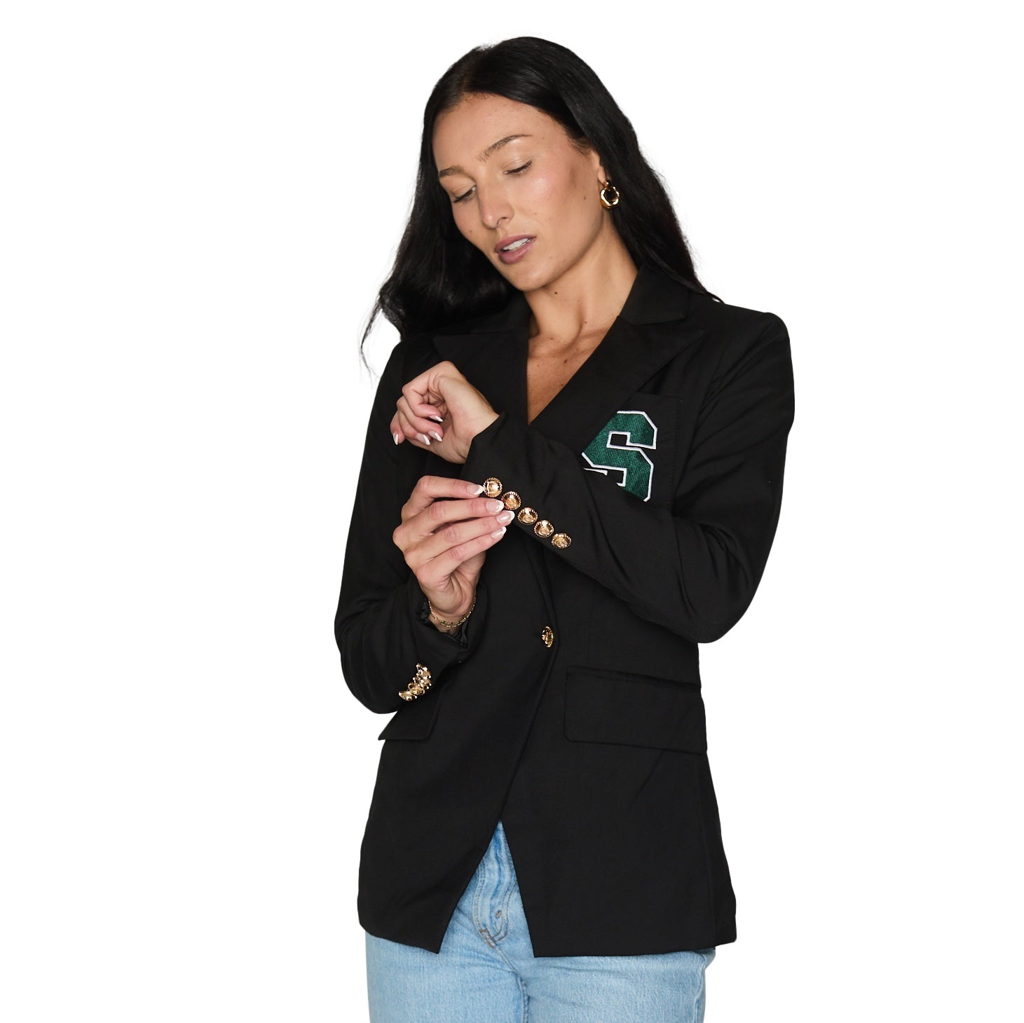 Michigan State Hooded Blazer Jacket