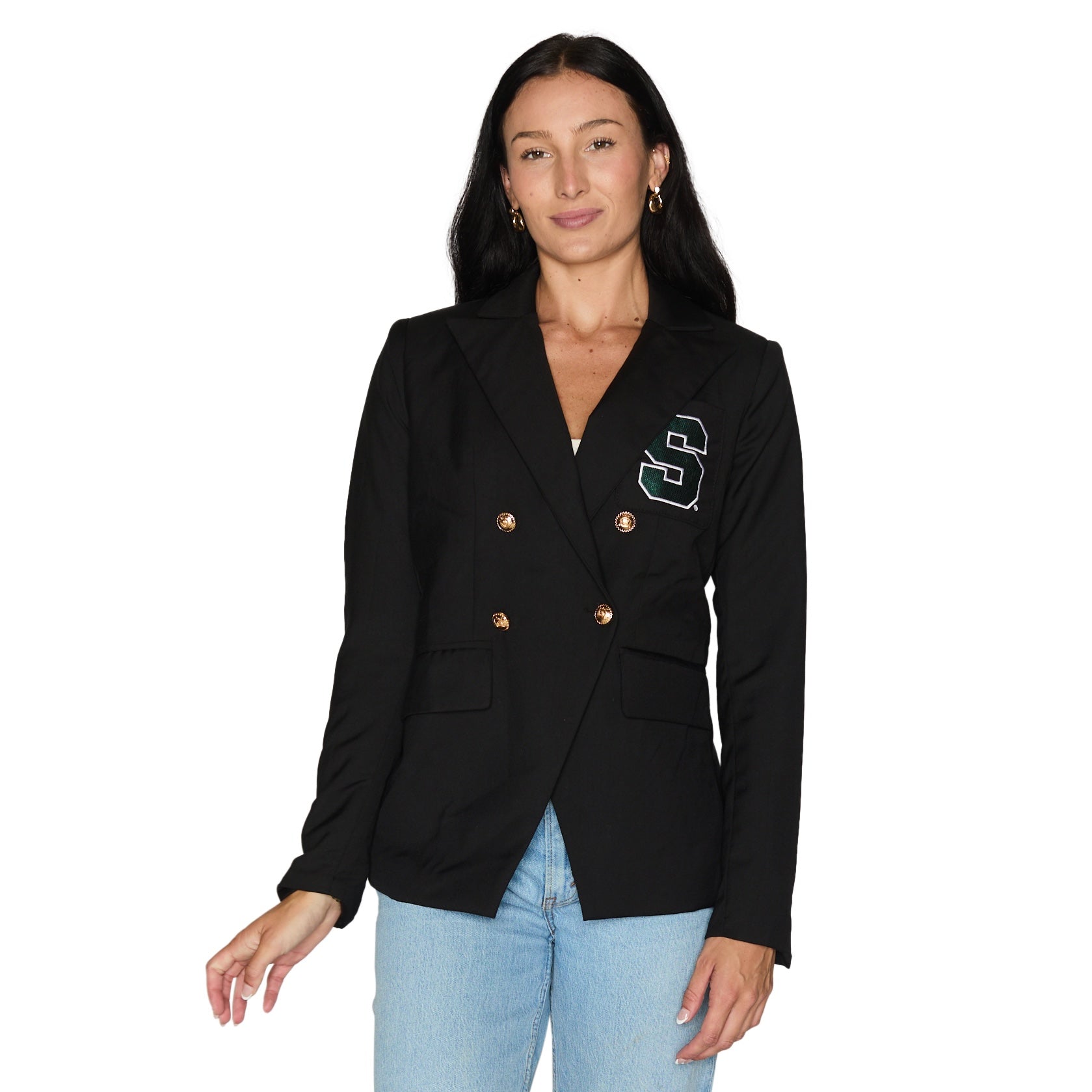 Michigan State Hooded Blazer Jacket