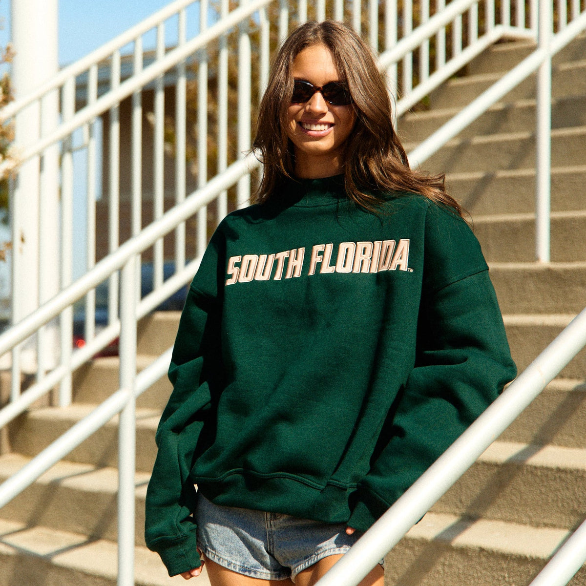 USF Mock Neck Sweatshirt