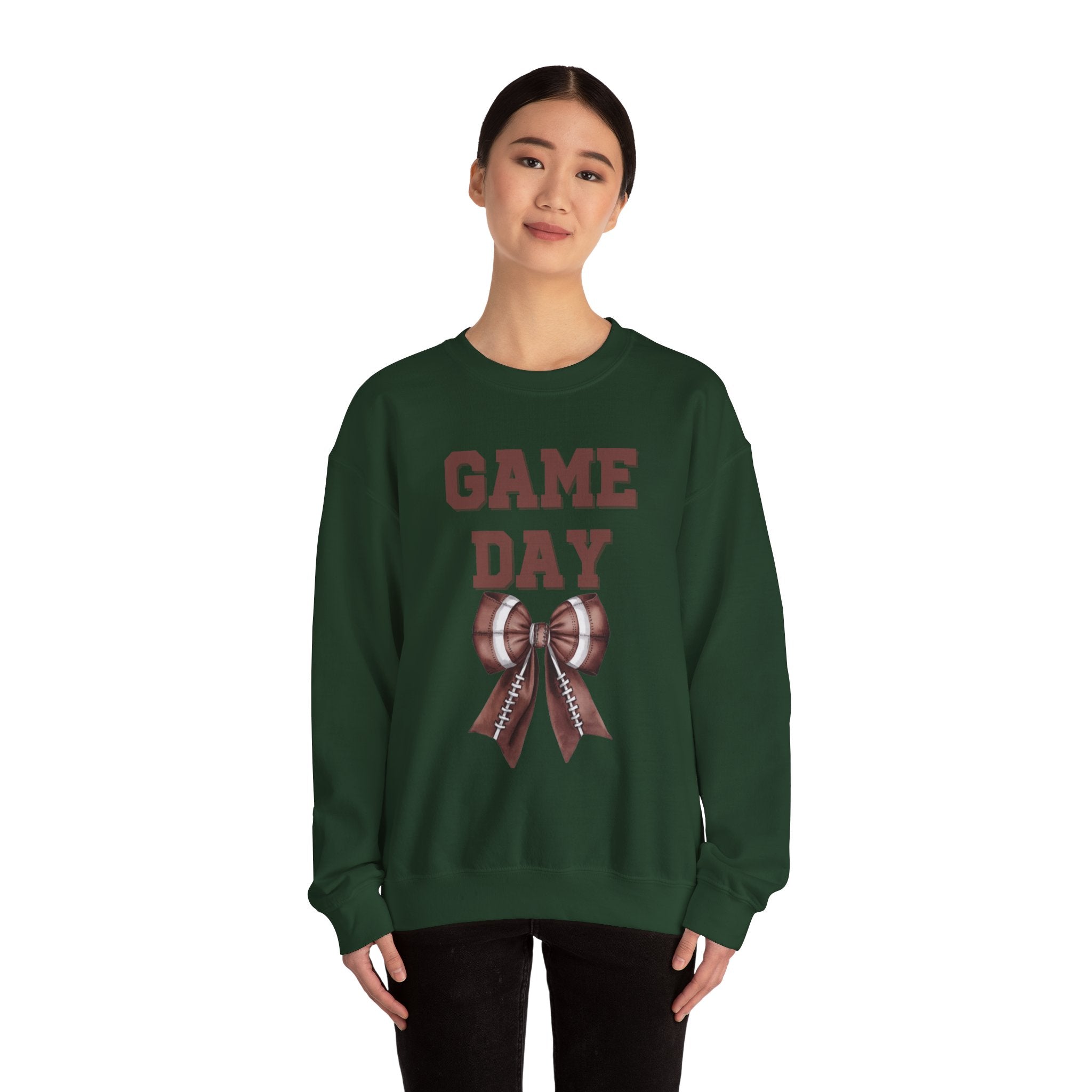 Customizable Brown Game Day Sweatshirt, Sports Apparel, Tailgate Fashion