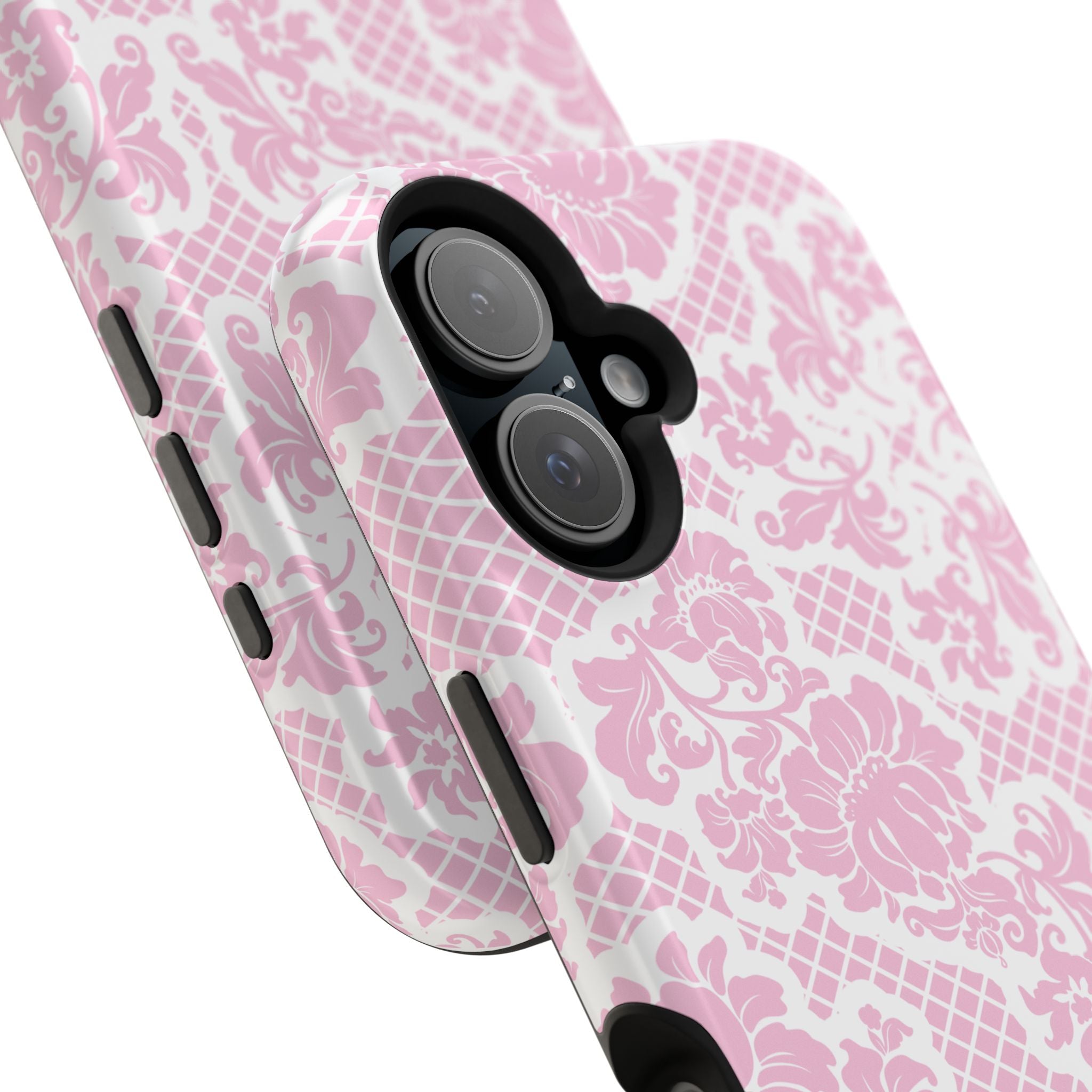 Customizable: Pink Lace Inspired Elegantly Chic Impact-Resistant Case