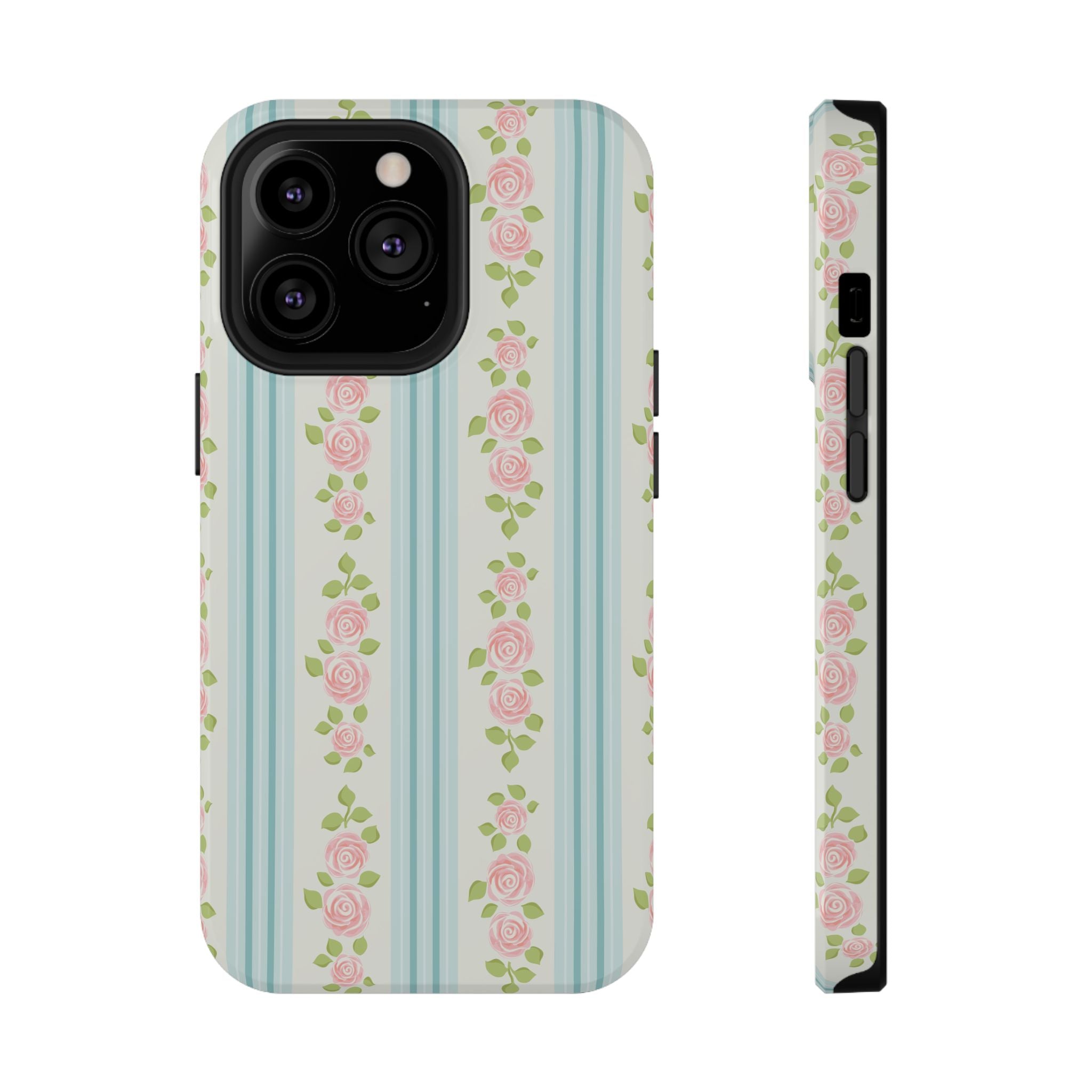 Customizable: Floral Impact-Resistant Phone Case