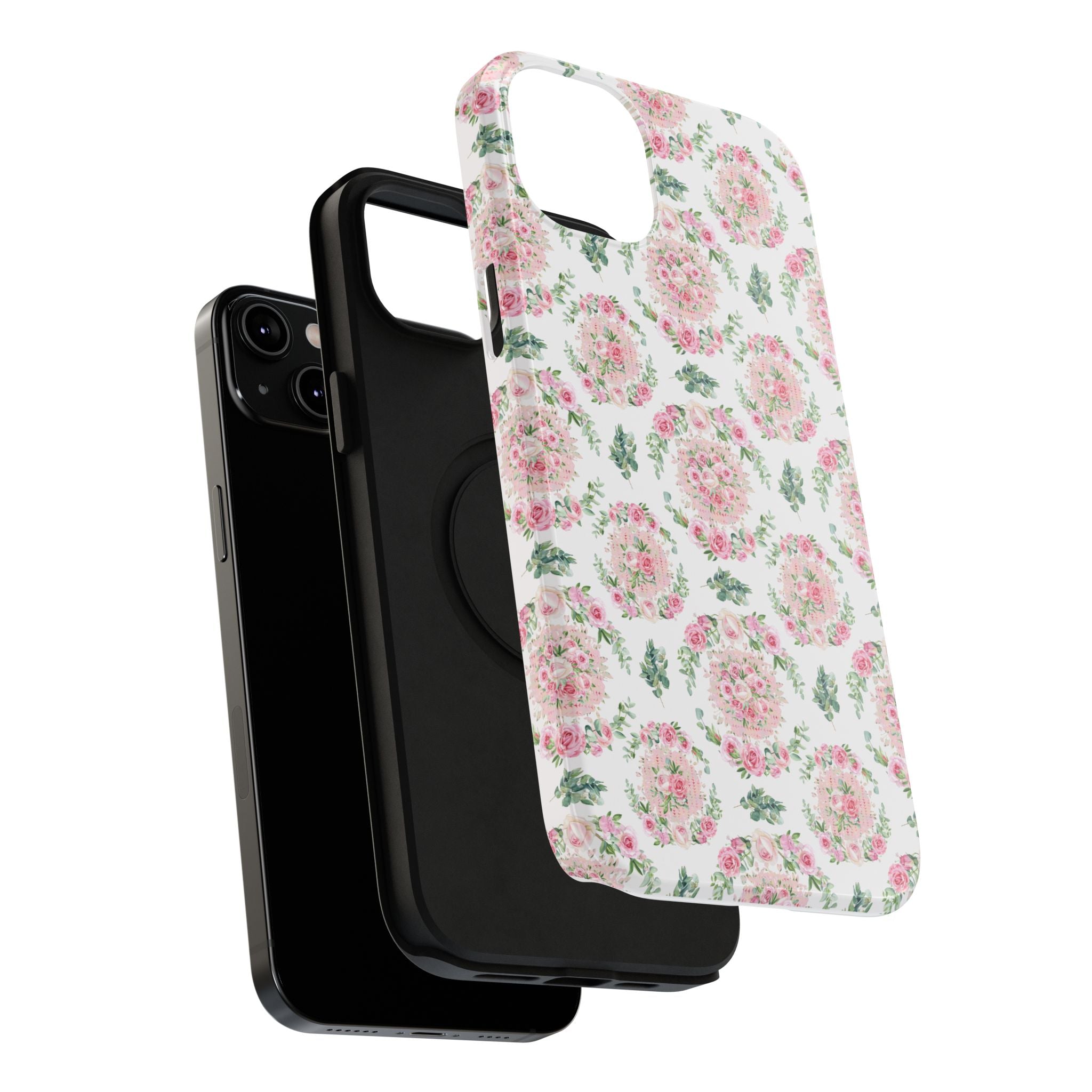 Customizable: Floral Impact-Resistant Phone Case