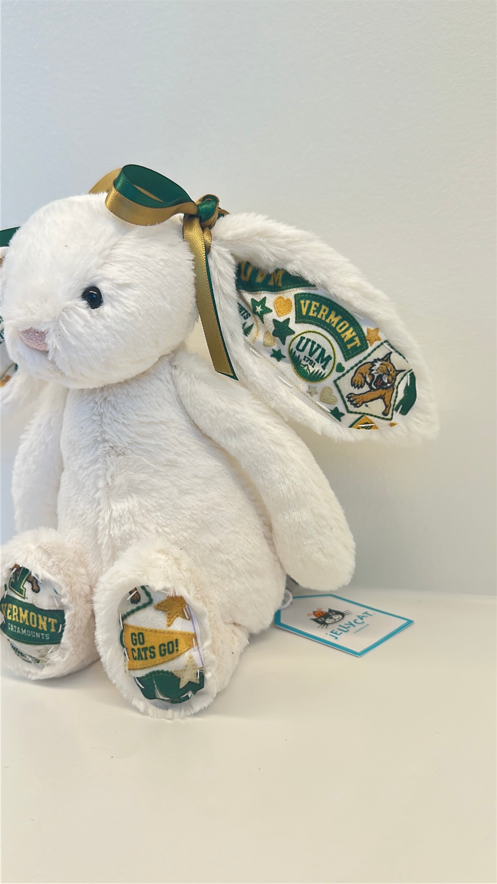 University of Vermont Fully Custom College Jellycat Bunny