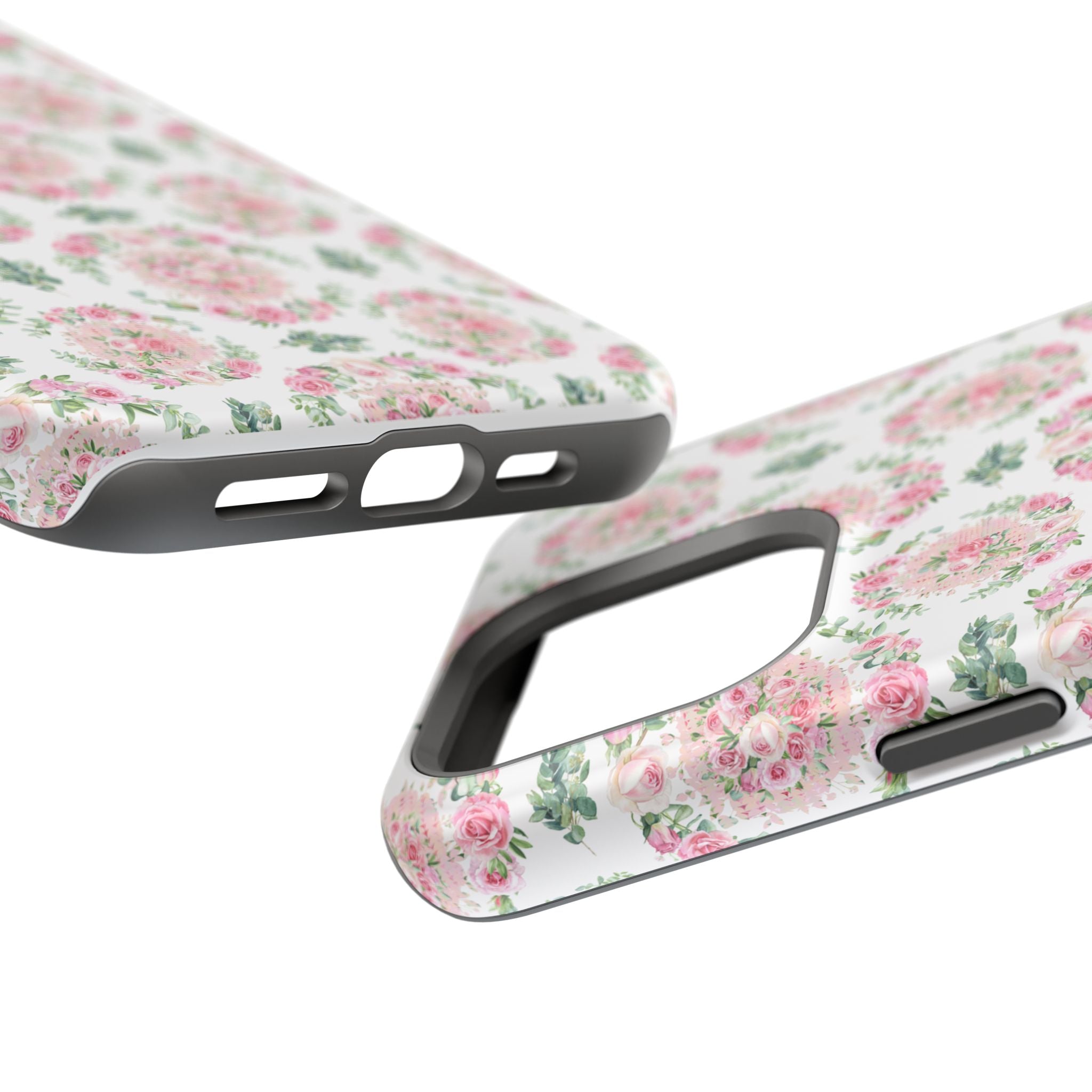 Customizable: Floral Impact-Resistant Phone Case