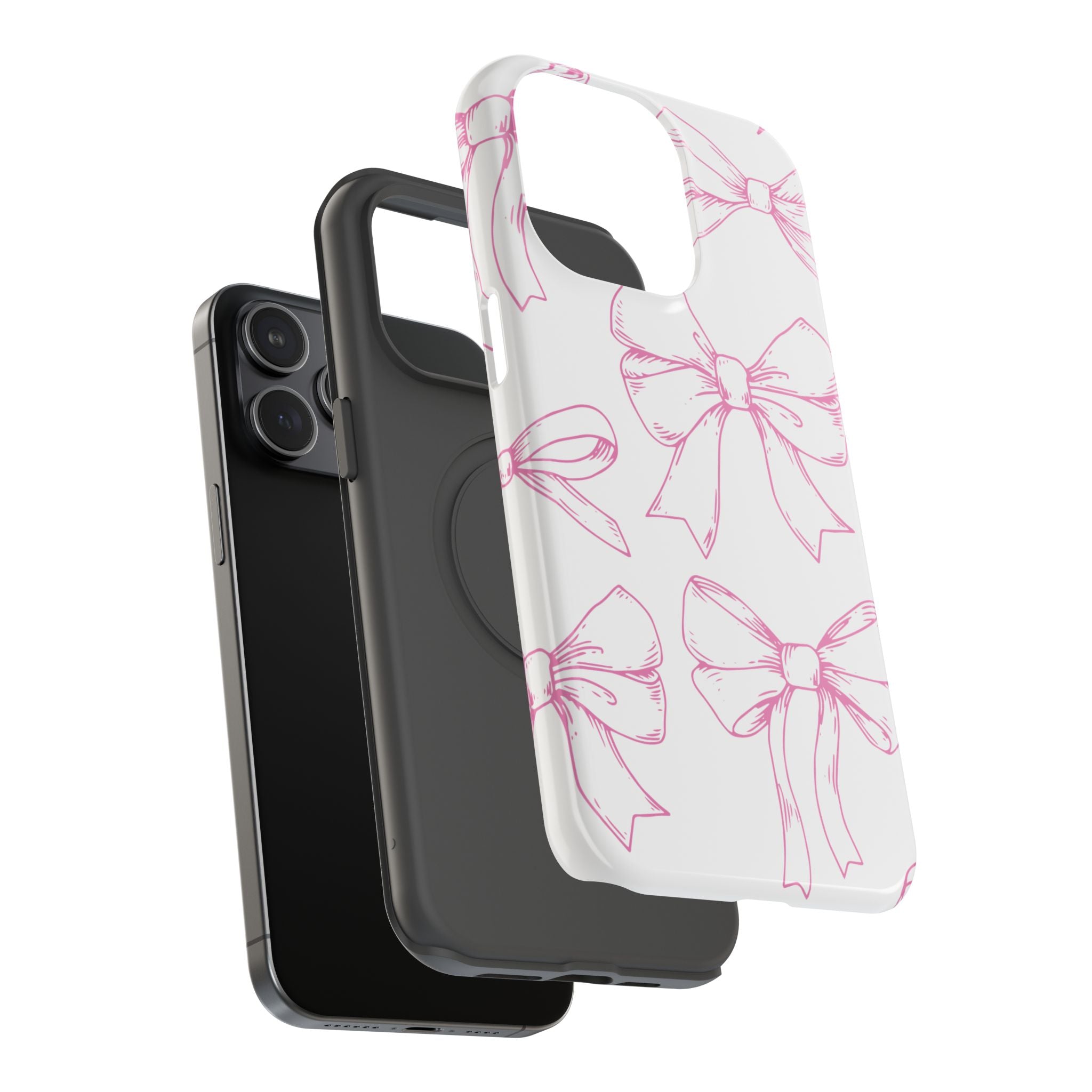 Customizable: Cute Bow Pattern Phone Case