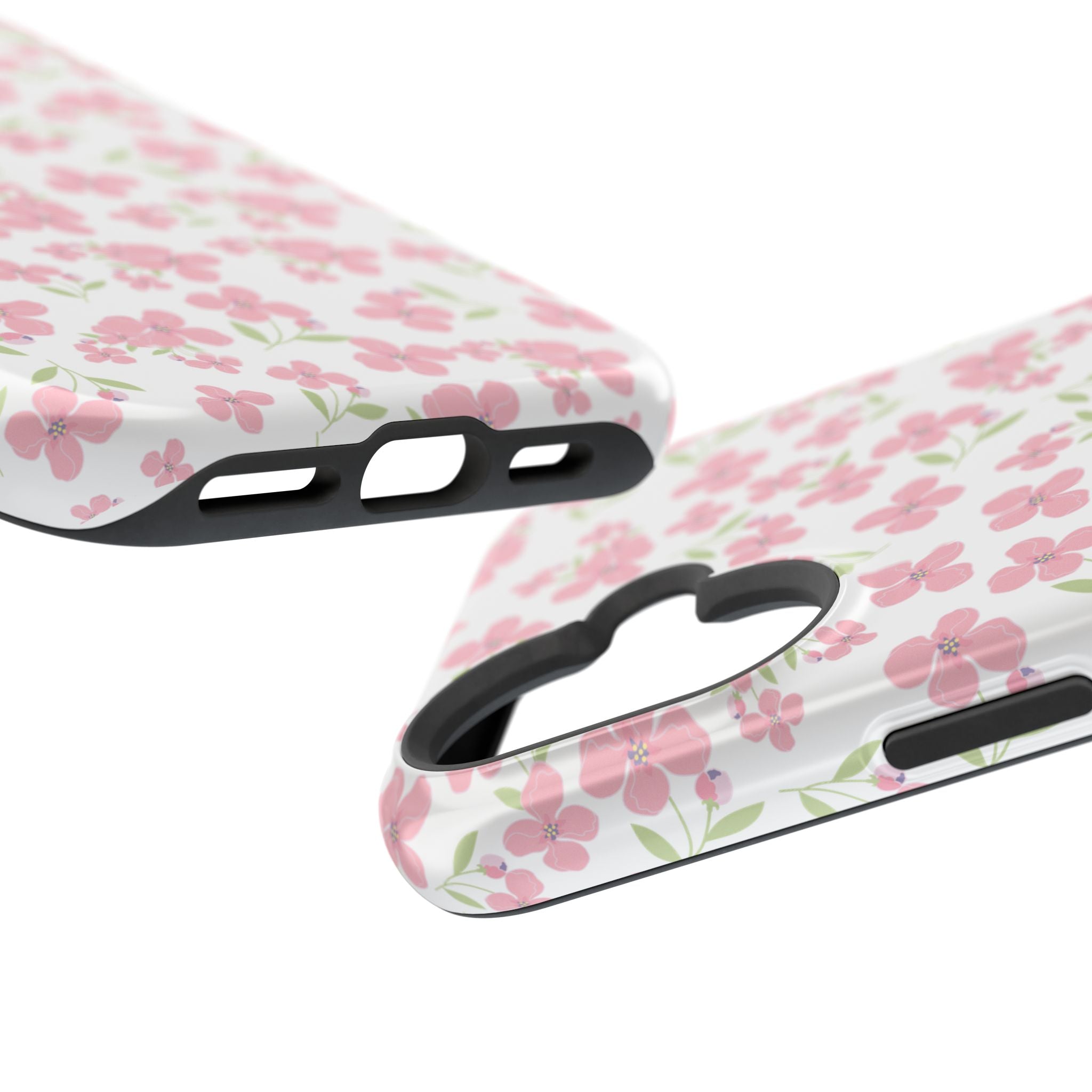 Customizable: Floral Impact-Resistant Phone Case