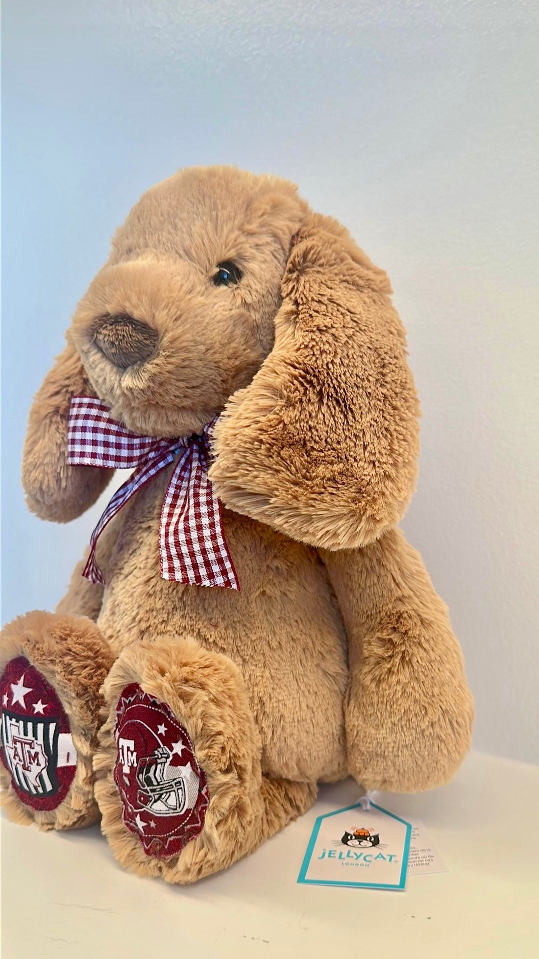 Custom College Jellycat Puppy