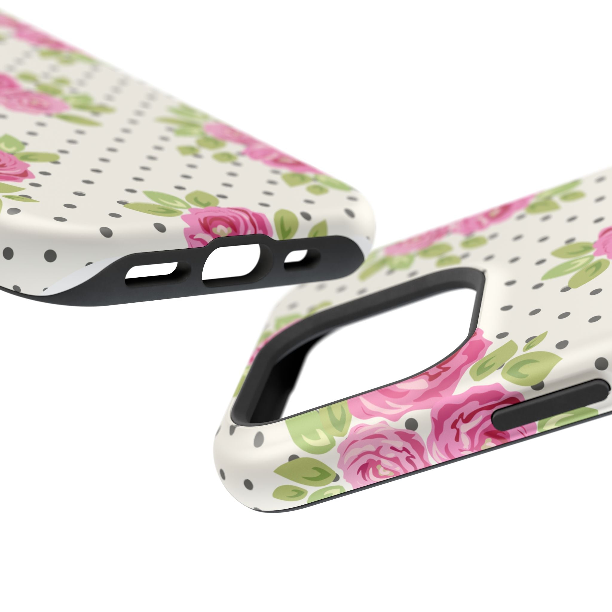 Customizable: Floral Polka Dot Phone Case