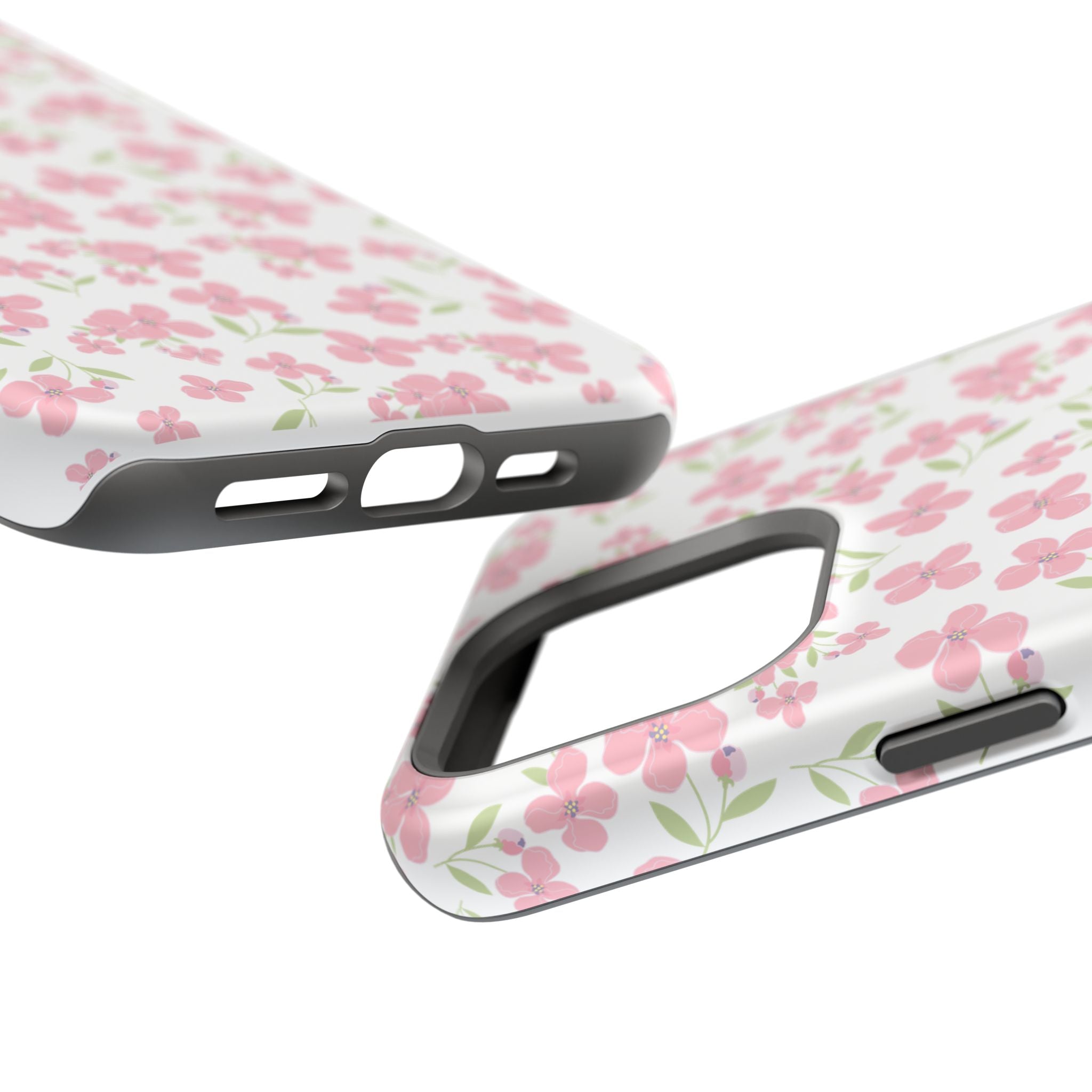 Customizable: Floral Impact-Resistant Phone Case