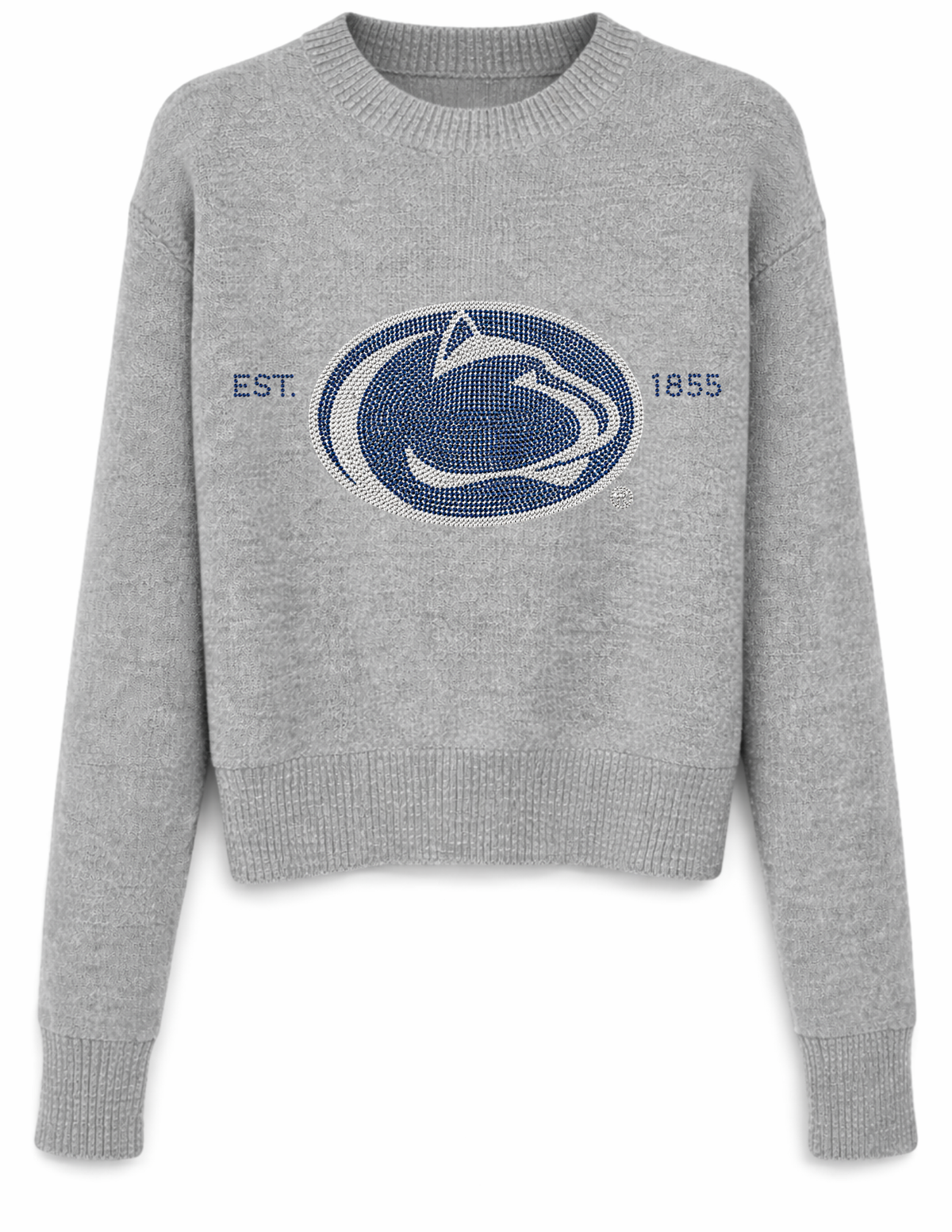 Penn State EST. 1855 Gray Crewneck Sweater