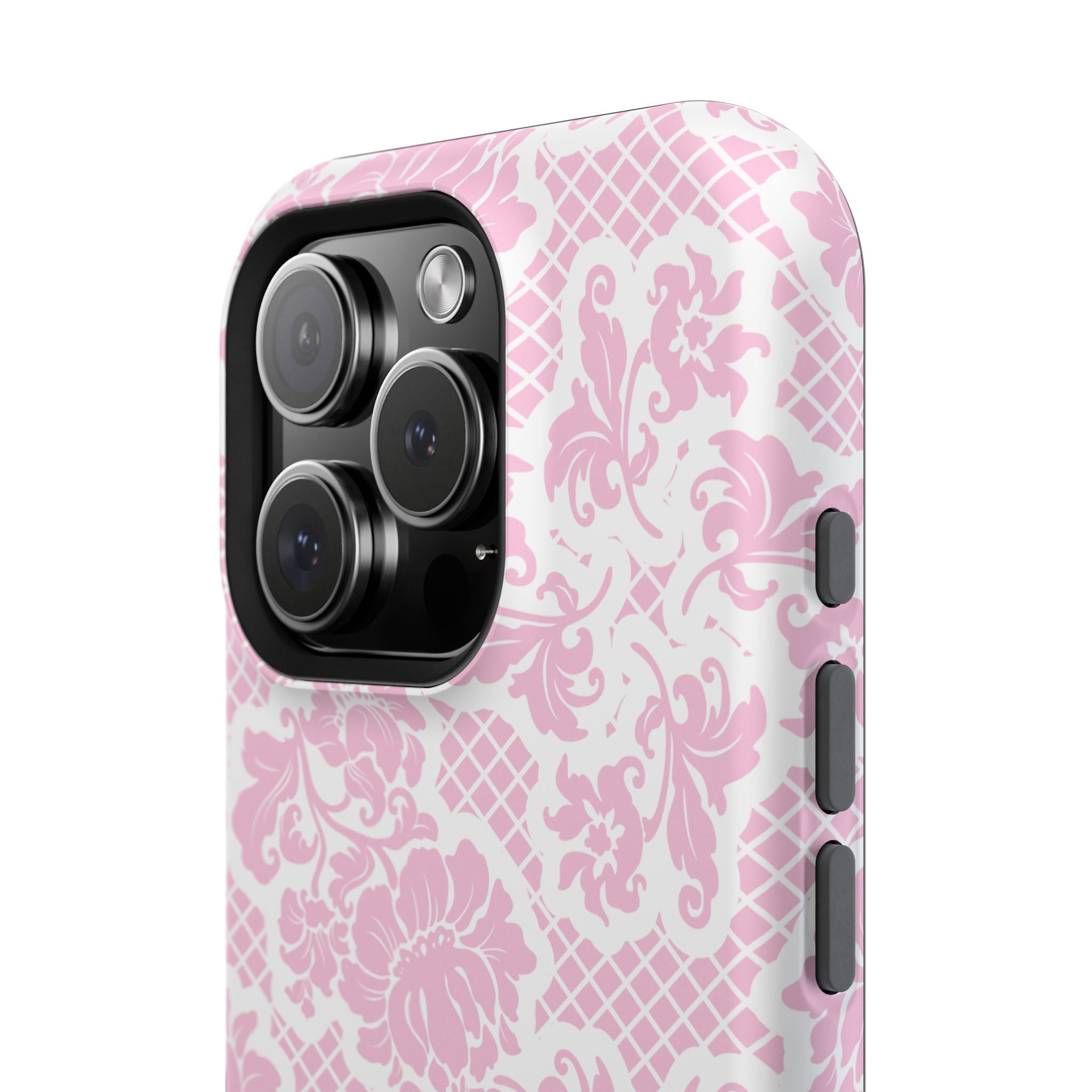 Customizable: Pink Lace Inspired Elegantly Chic Impact-Resistant Case