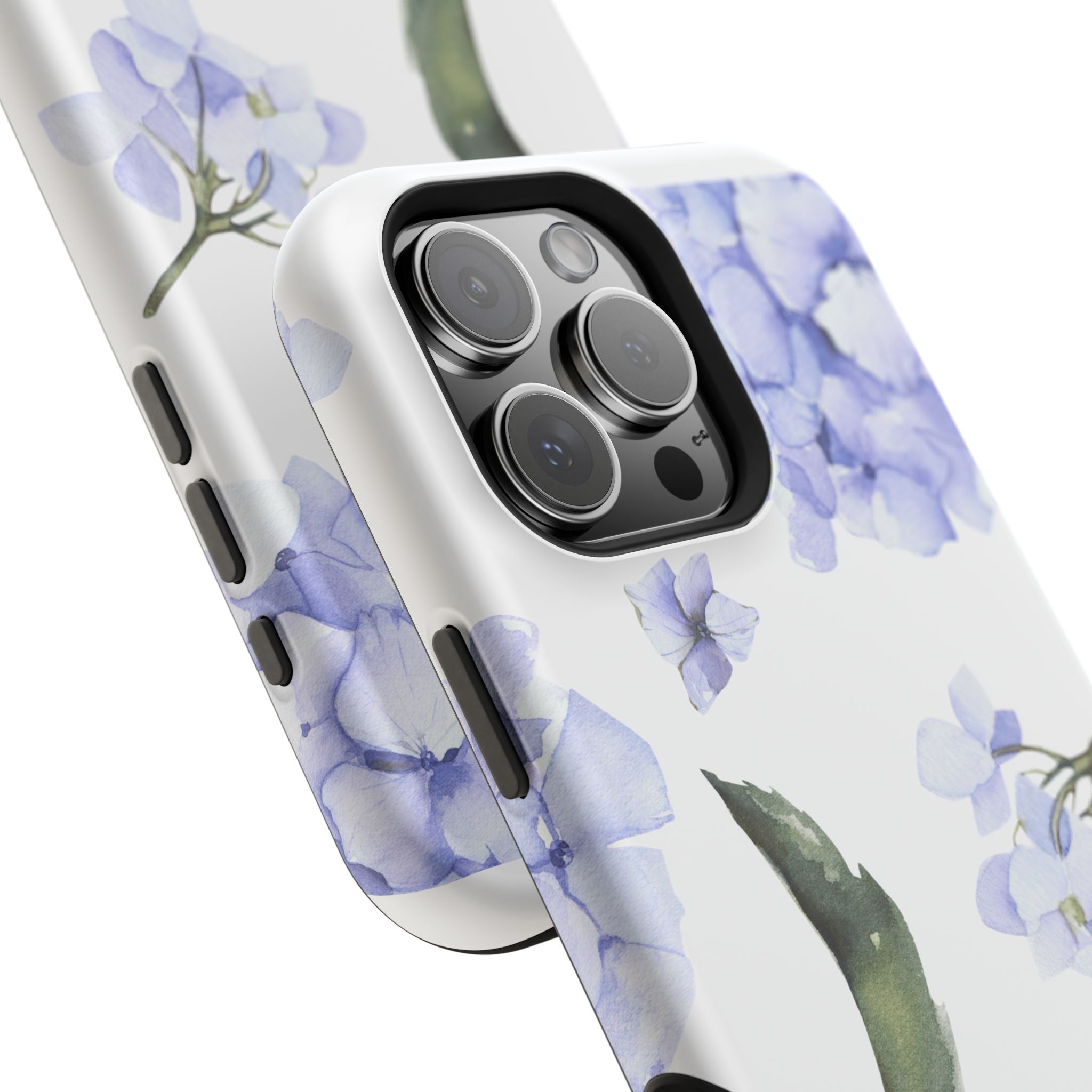 Customizable: Floral Purple Hydrangea Impact-Resistant Phone Case
