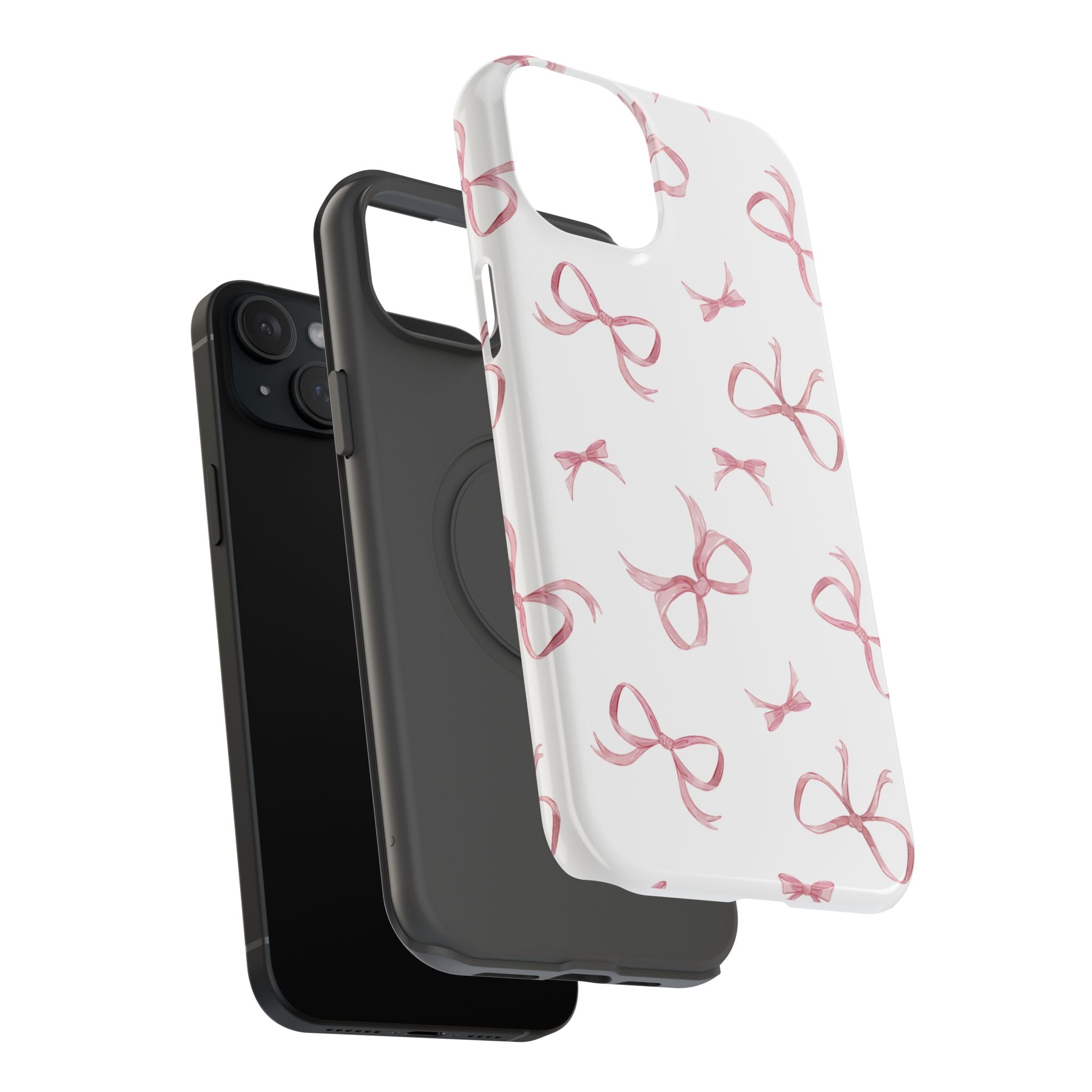 Customizable: Coquette Bow Stylish Impact-Resistant Phone Case